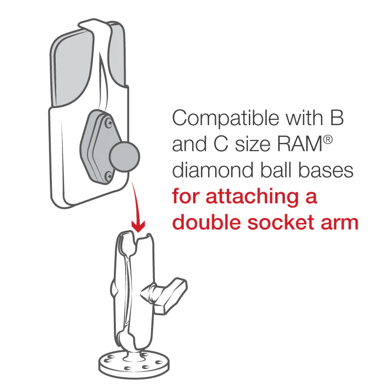 RAMĀ® Form-Fit Cradle for Apple iPhone 12 Pro Max & 13 Pro Max - Image 6