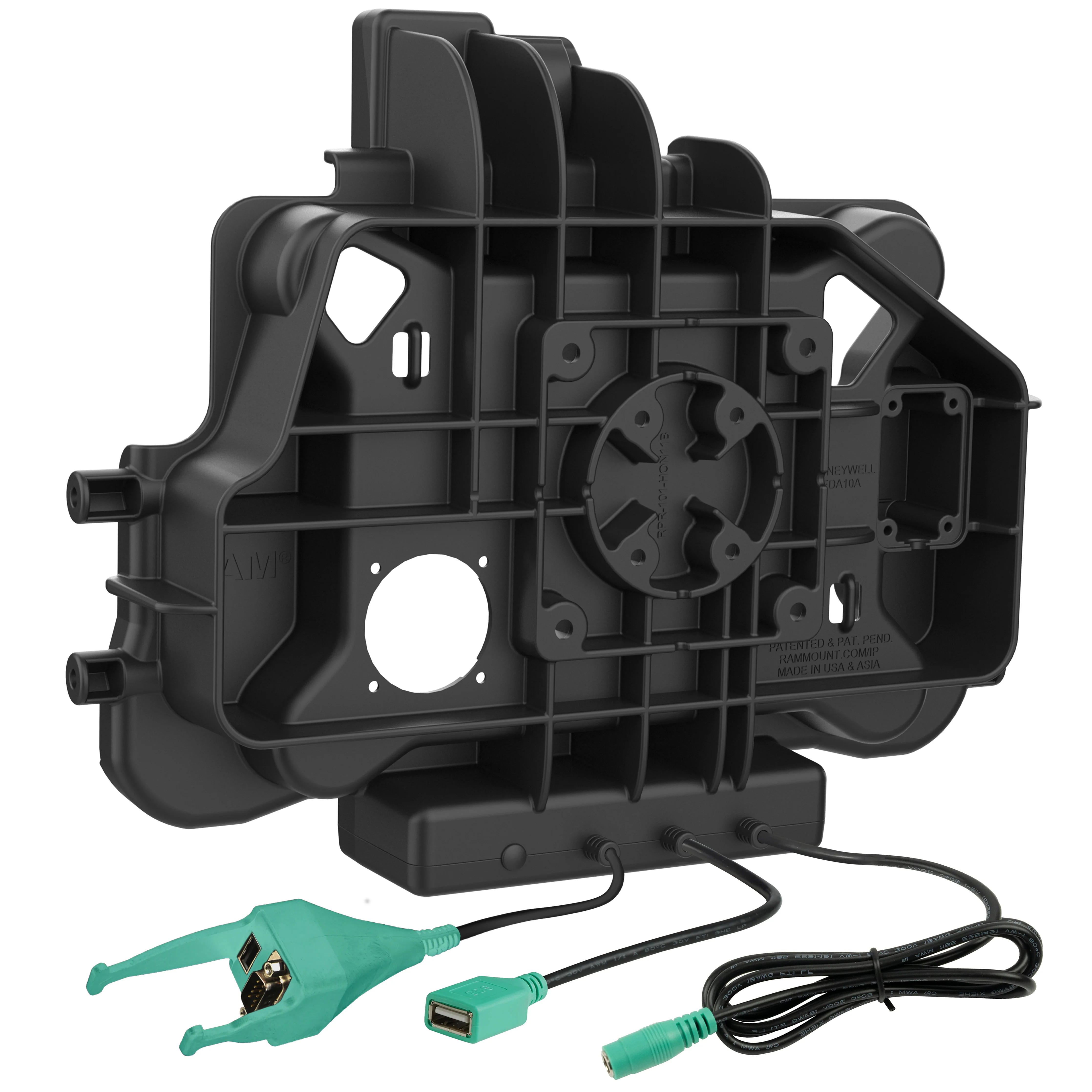 RAMĀ® Locking Power + Data & DB9 Dock for Honeywell ScanPal EDA10A - Image 3