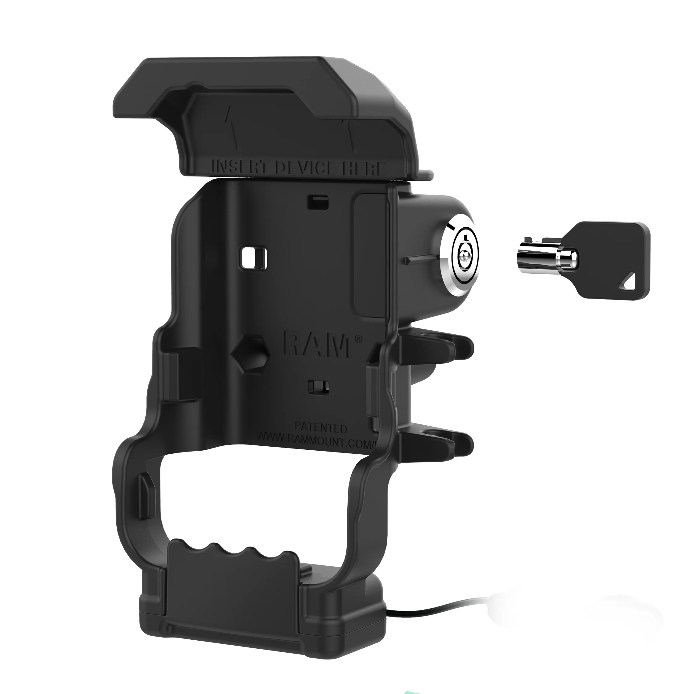 RAM® Powered Key-Locking Cradle for Panasonic Toughbook FZ-N1 & FZ-F1 - Image 2