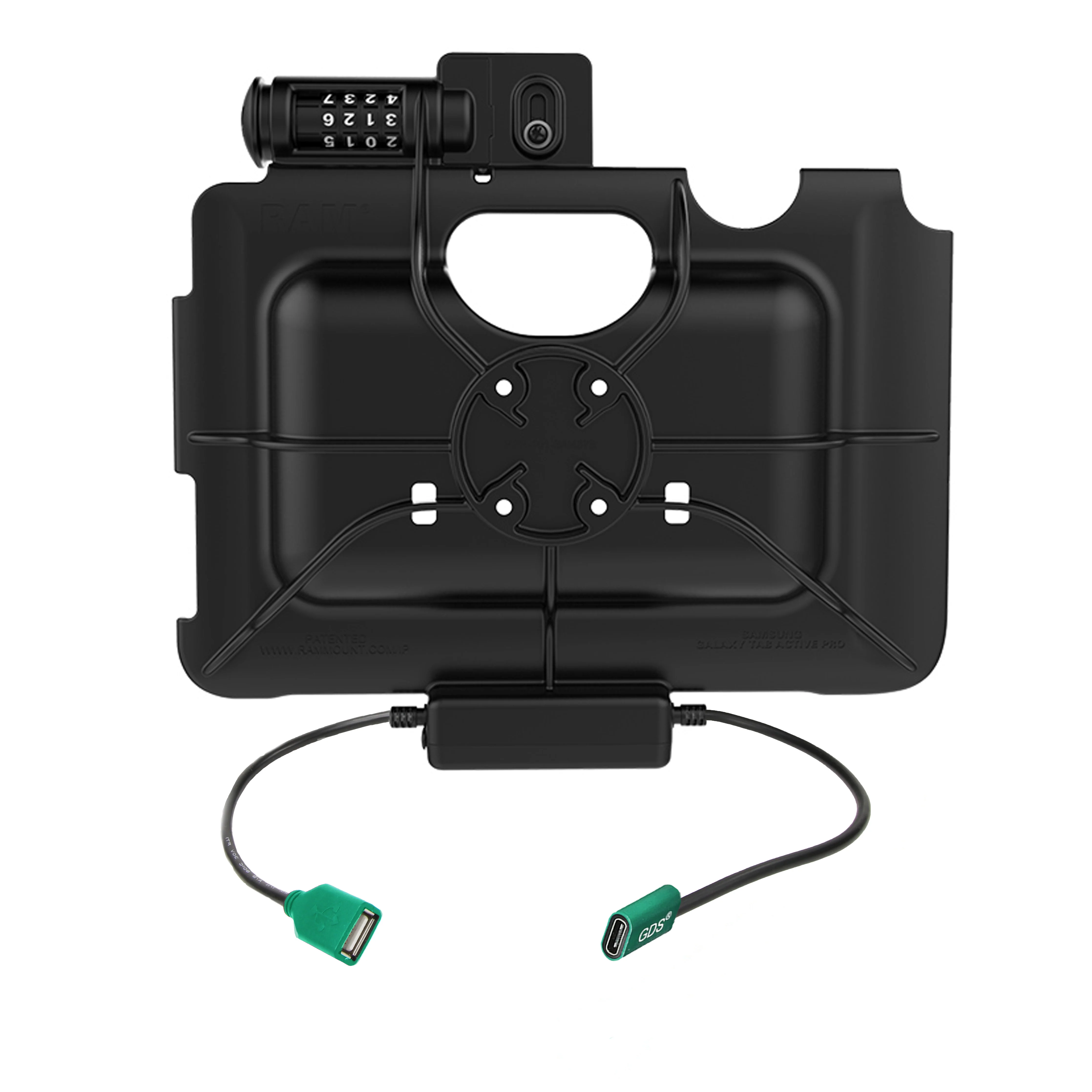RAMĀ® Combo-Locking Power + Data Dock for Tab Active5 Pro & 4 Pro - Image 4