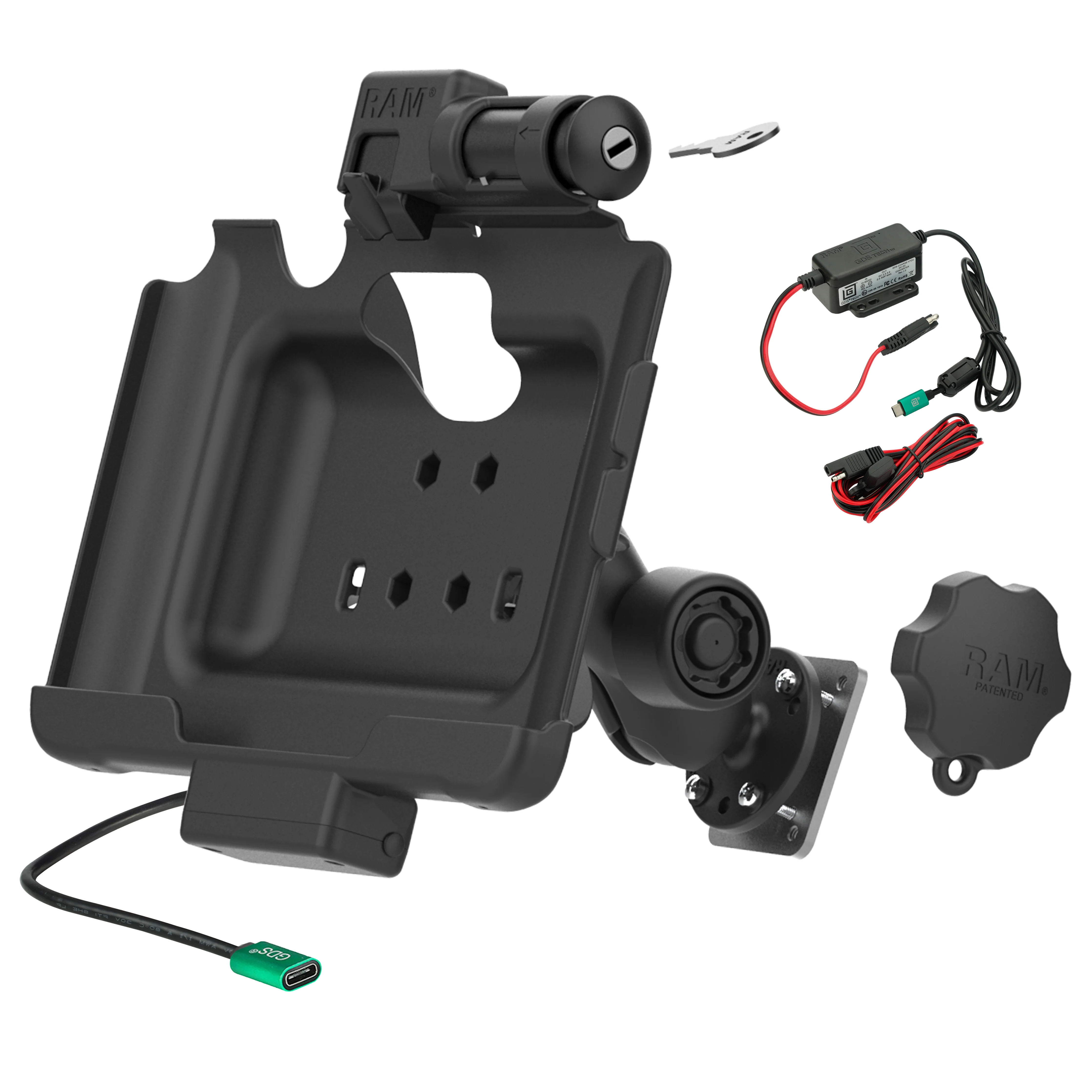 RAM® Locking Powered Dock & Mount for Samsung Tab Active5 Pro & 4 Pro - Image 2