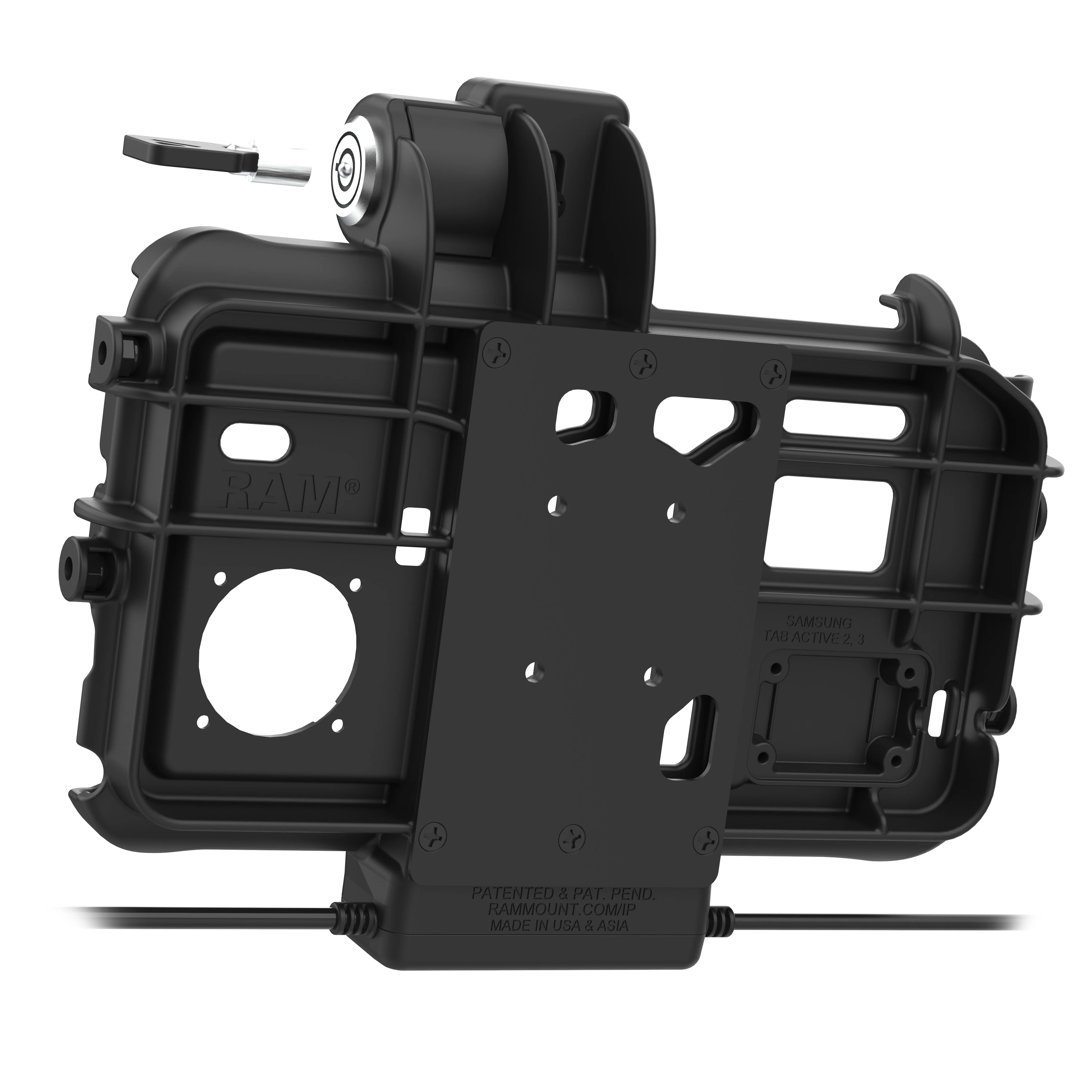 RAM® Thin-Dock™ Power + USB-A & RJ45 Data for Tab Active5 & 3 - Image 3
