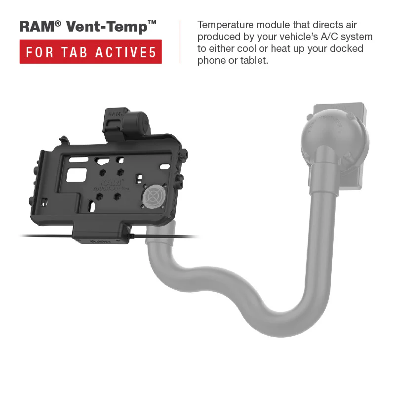 RAM® Thin-Dock⢠Power + Single USB Dock for Tab Active5 & 3 - Image 4
