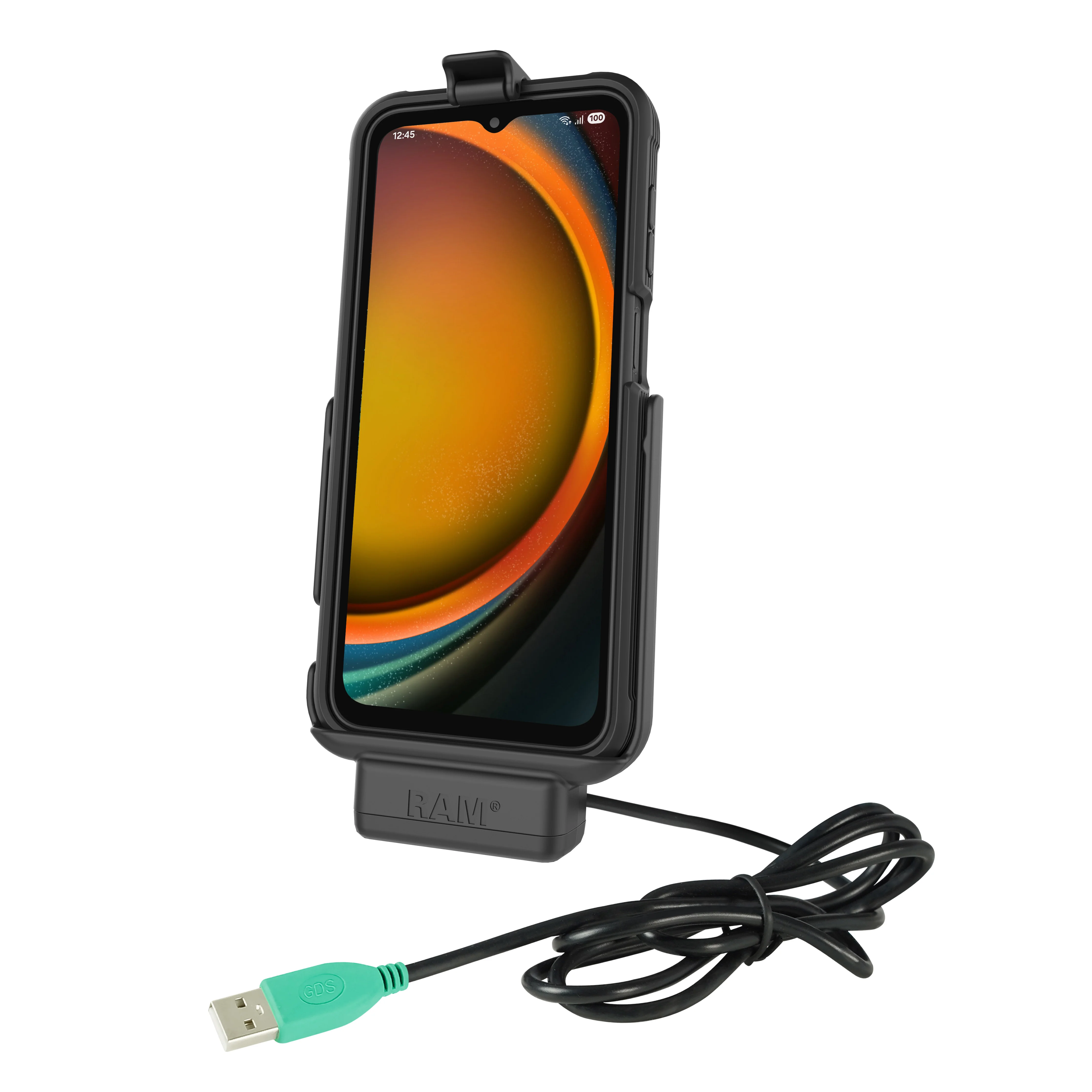 RAMĀ® EZ-Roll'r⢠Dock for XCover7, 7 Pro & 6 Pro with OEM or RAMĀ® Skinā¢