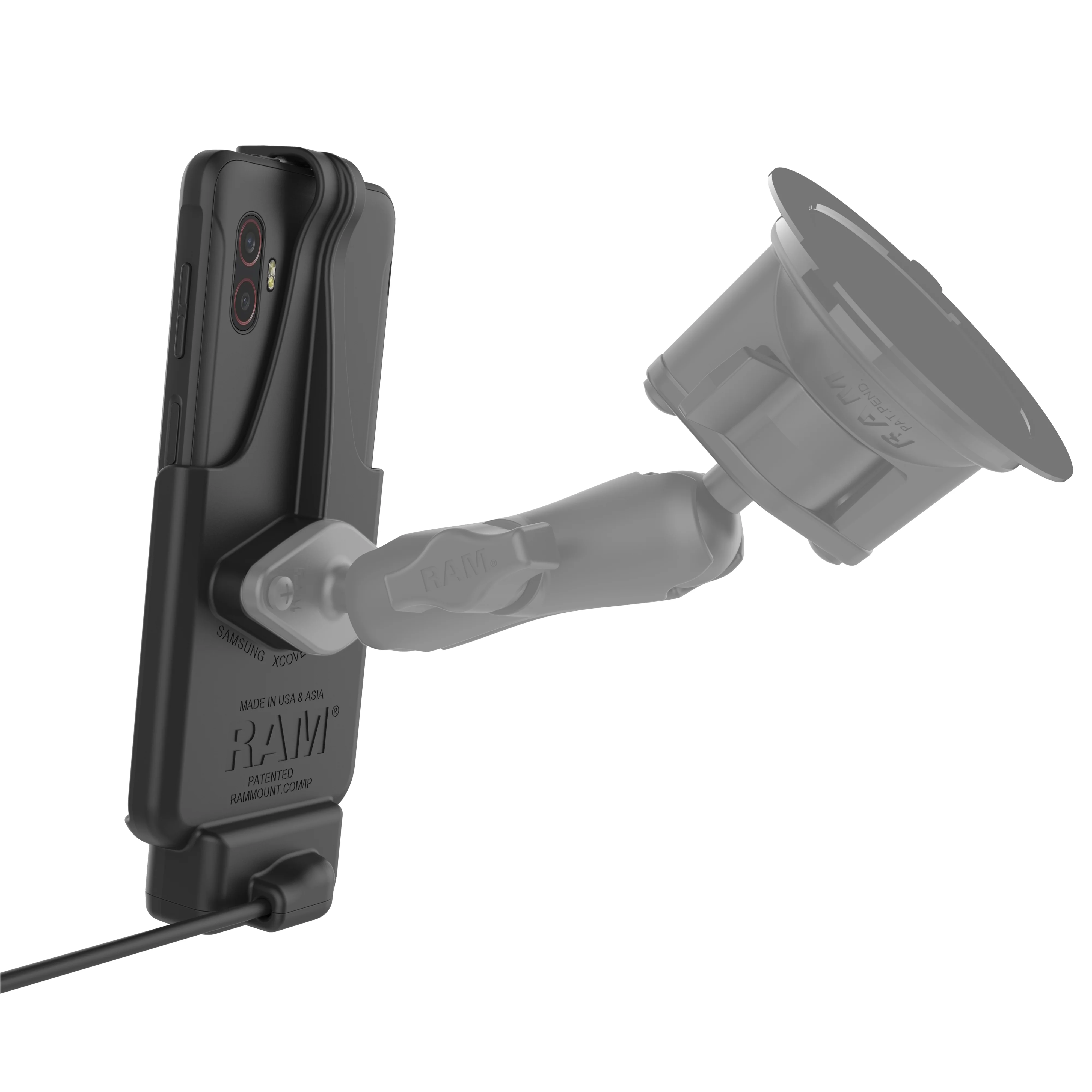 RAM® EZ-Roll'r⢠Dock for Samsung XCover7 Pro & 6 Pro Without Case - Image 8