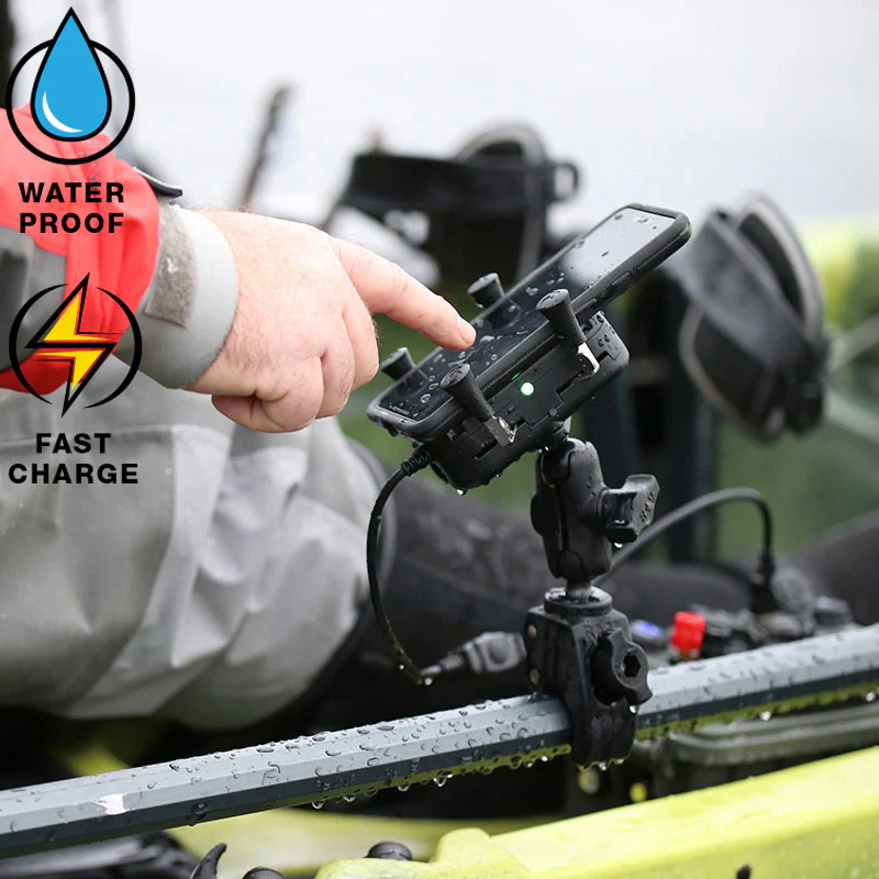 RAM® Tough-Charge™ with X-Grip® 15W Waterproof Wireless Charging Holder - Image 5