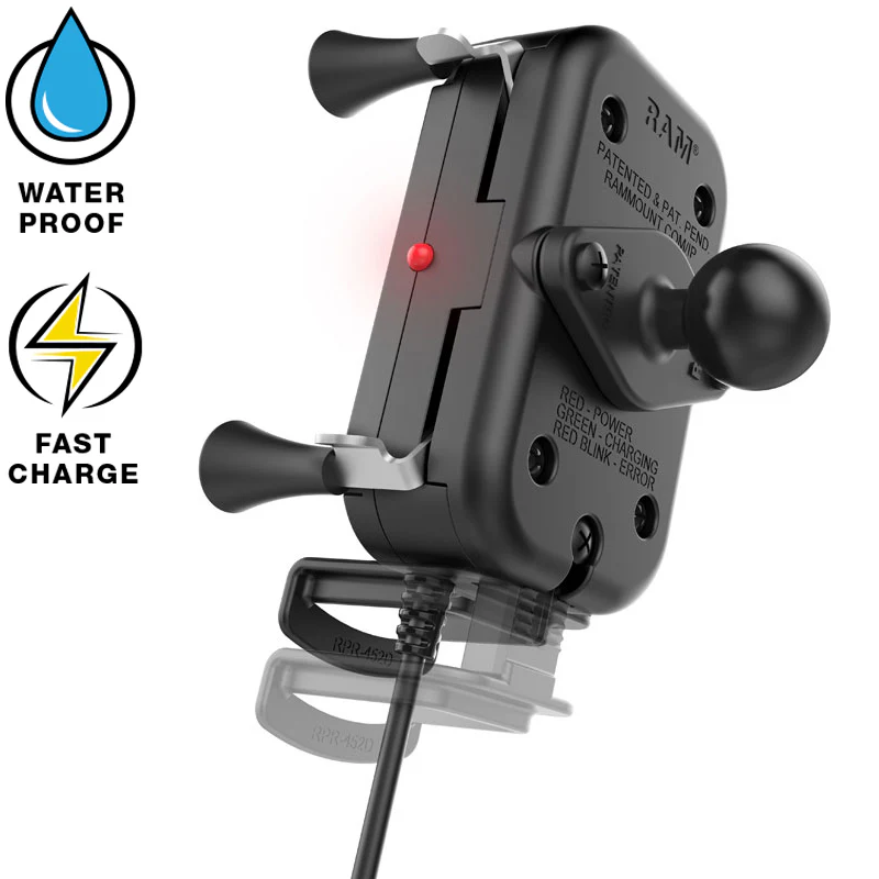 RAM® Tough-Charge™ with X-Grip® 10W Waterproof Wireless Charging Holder - Image 3