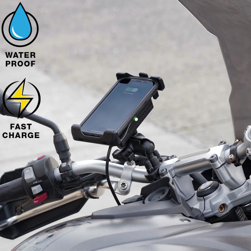 RAM® Quick-Grip⢠15W Waterproof Wireless Charging Holder with Charger - Image 5