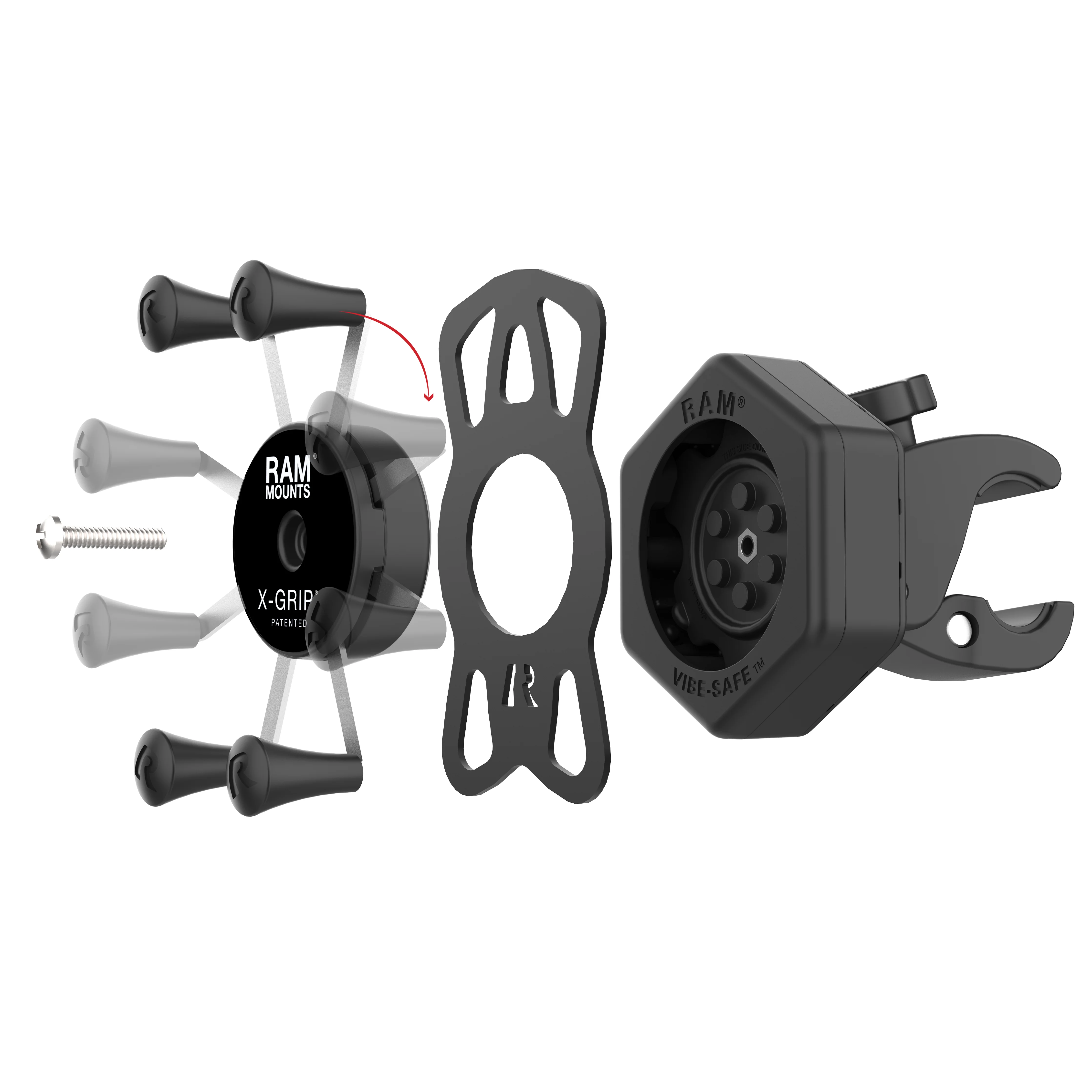 RAM® X-Grip® Phone Mount with Vibe-Safe™ & Small Tough-Claw™ - Image 3