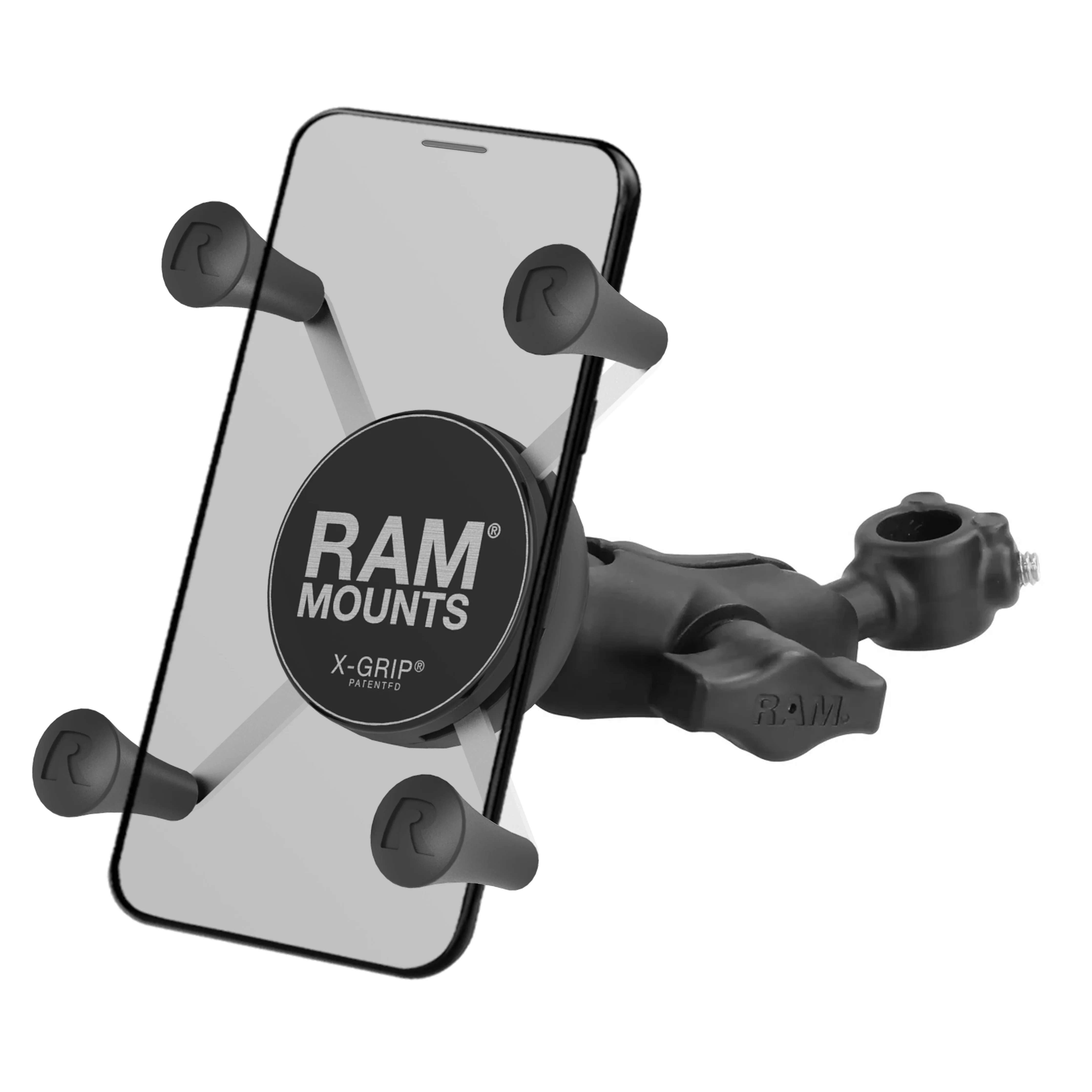 RAMĀ® X-GripĀ® Phone Mount with 1/2" Diameter Rail Base