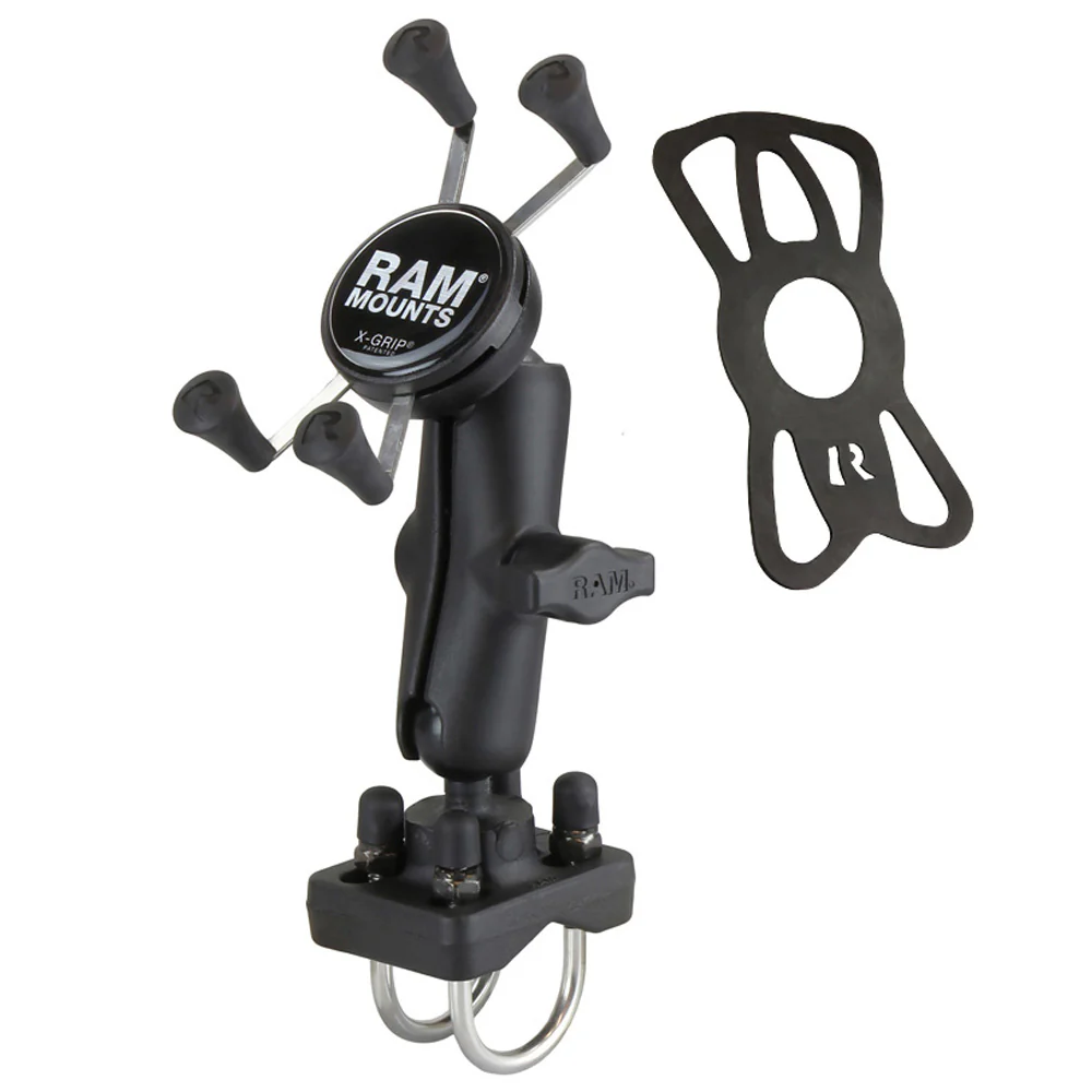 RAMĀ® X-GripĀ® Phone Mount with Double U-Bolt Base - Image 2