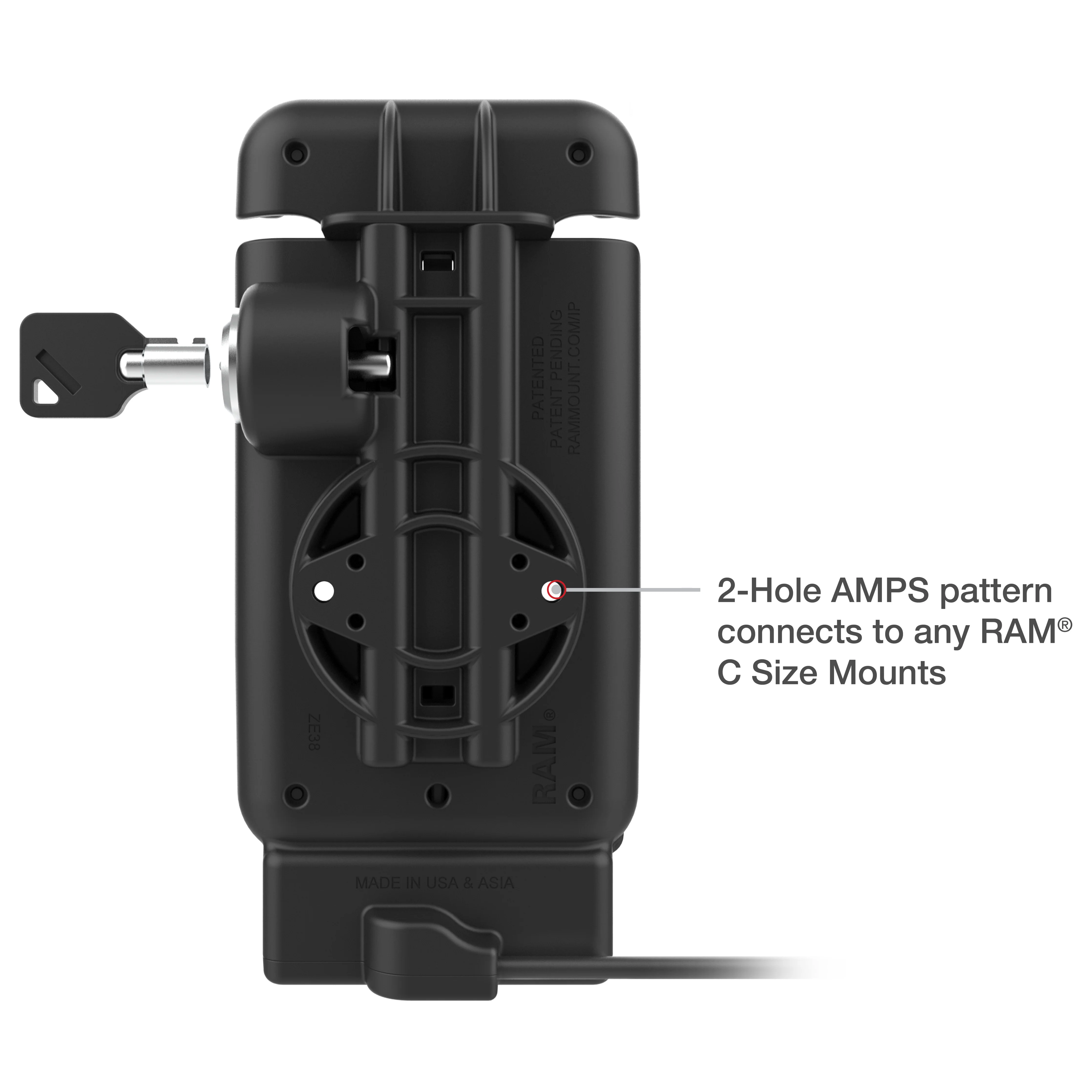 RAM® Powered Locking Vehicle Dock for XCover7 - Image 4