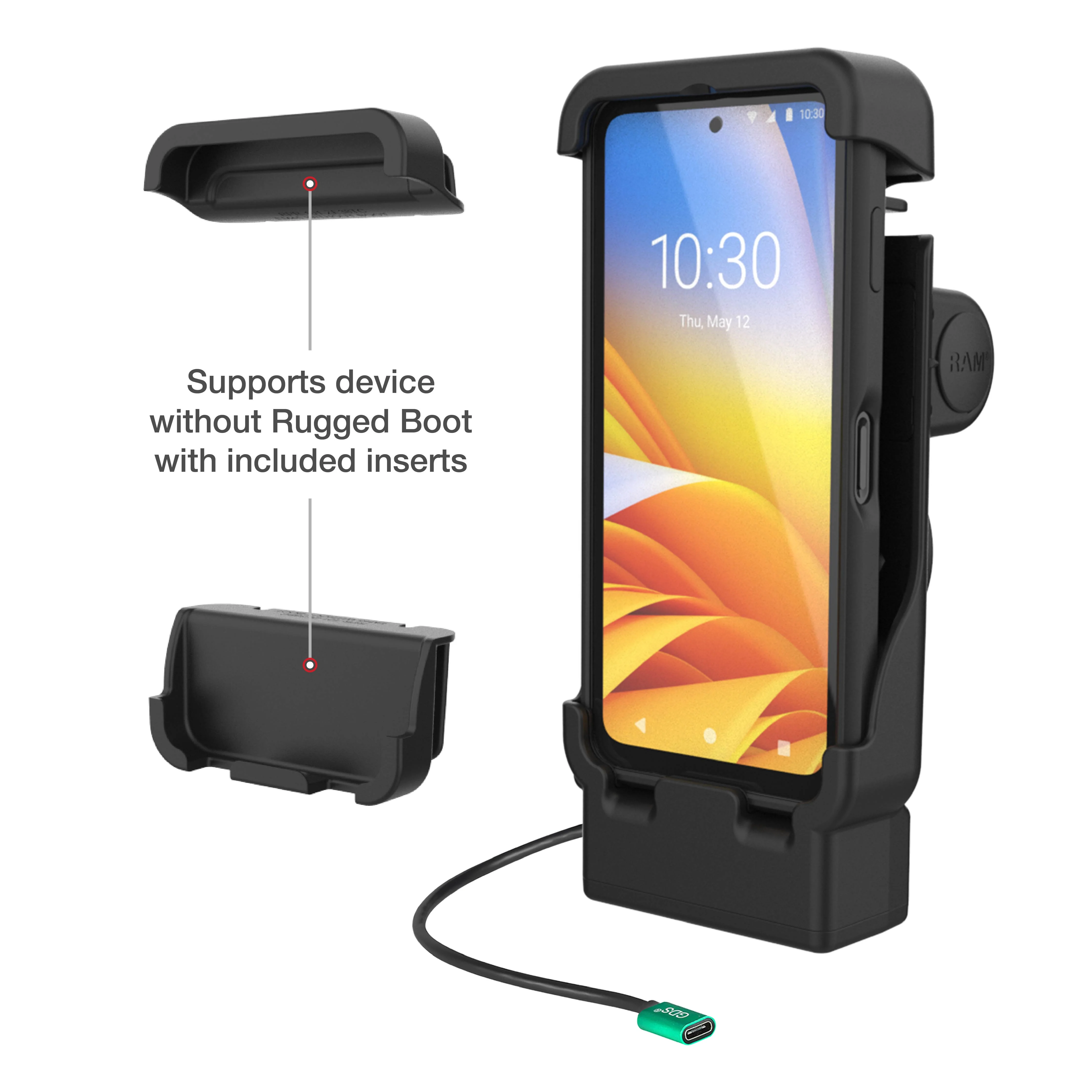 RAMĀ® Powered Vehicle Dock for Zebra EM45 - Image 4