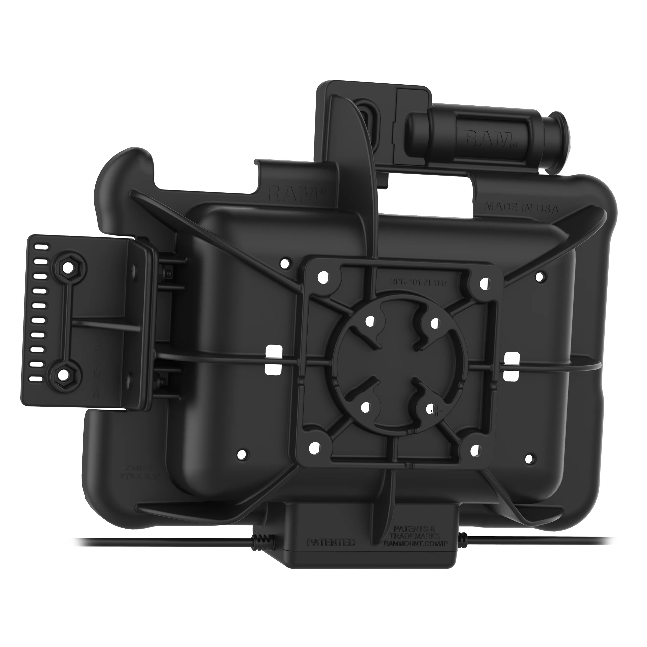GDS® Key Locking Power + USB-A & RJ45 Dock for Zebra ET5x 8.3" & 8.4" - Image 4