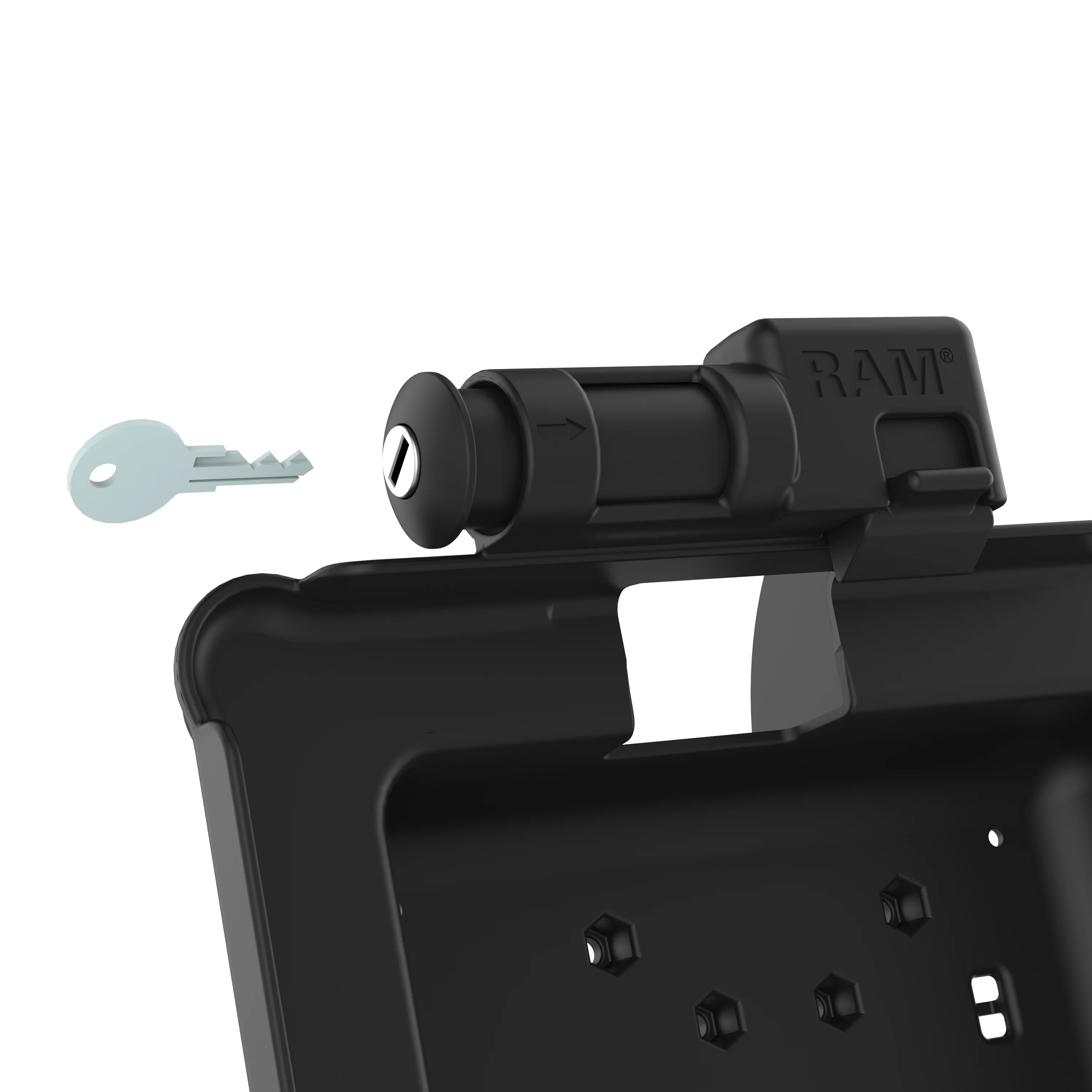GDS® Key Locking Form-Fit Holder for Zebra ET5x 10.1" Series - Image 3