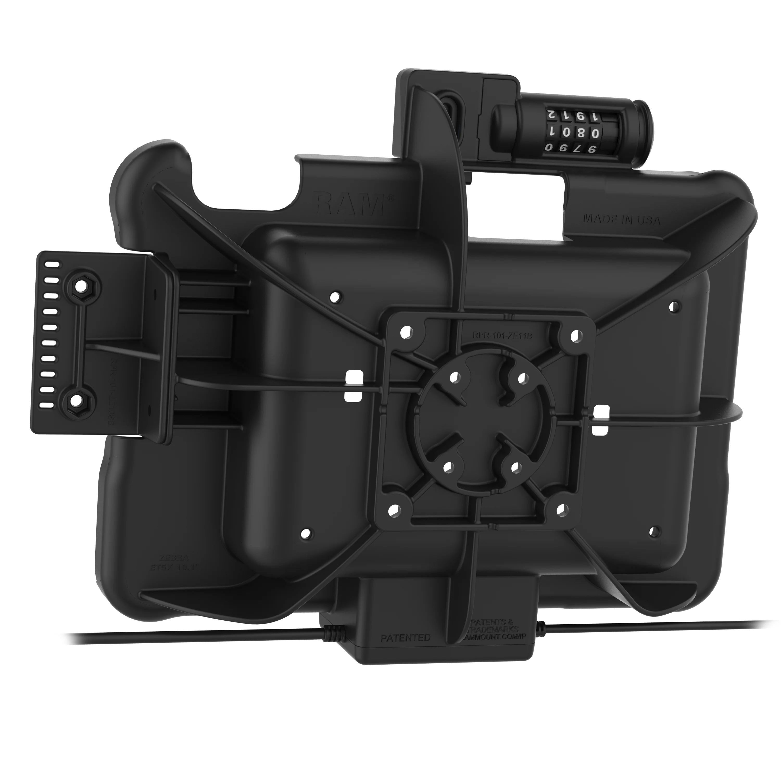 GDS® Combo Locking Power + Data Dock for Zebra ET5x 10.1" Series - Image 4