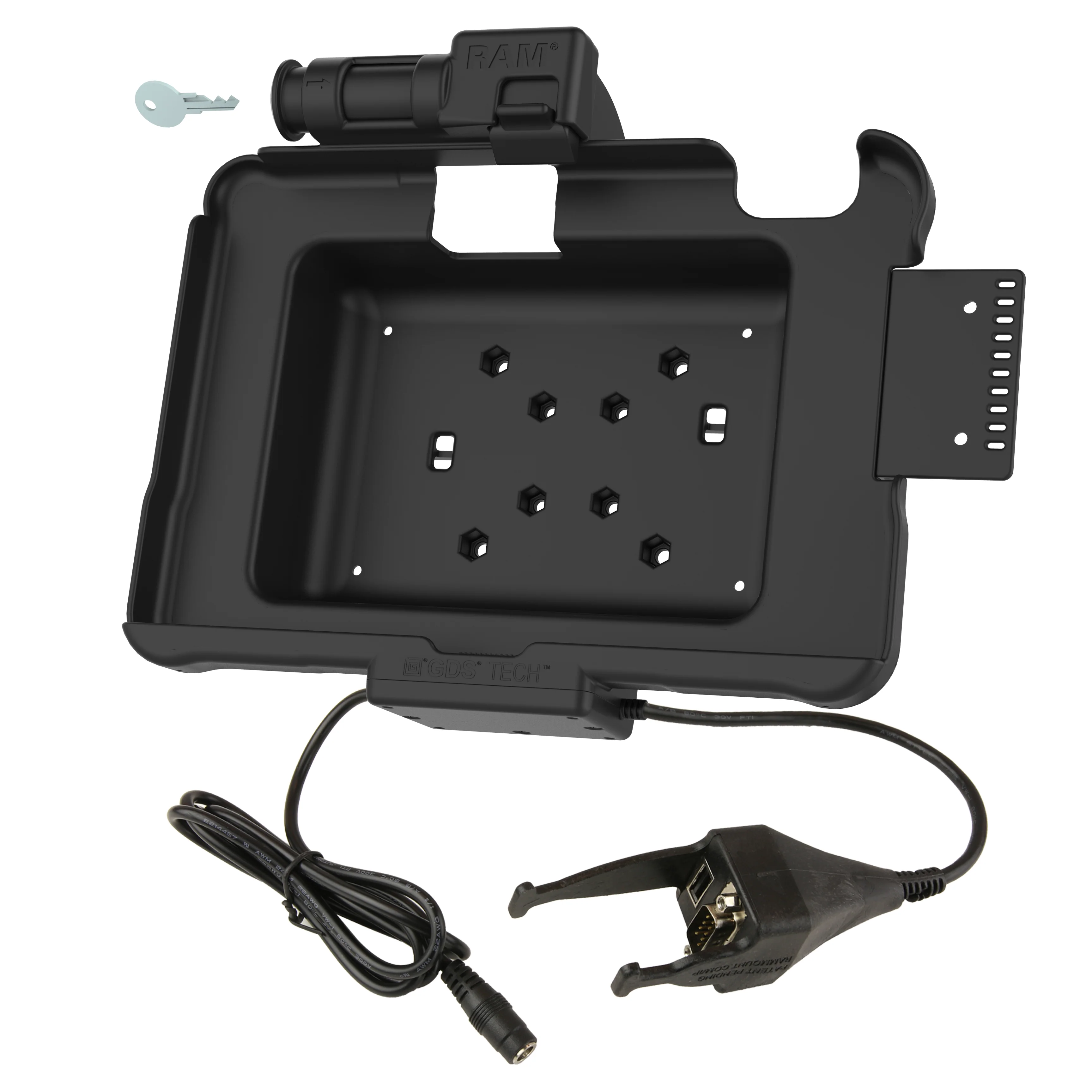 GDS® Key Locking Power + Data & DB9 Dock for Zebra ET5x 10.1" Series - Image 2