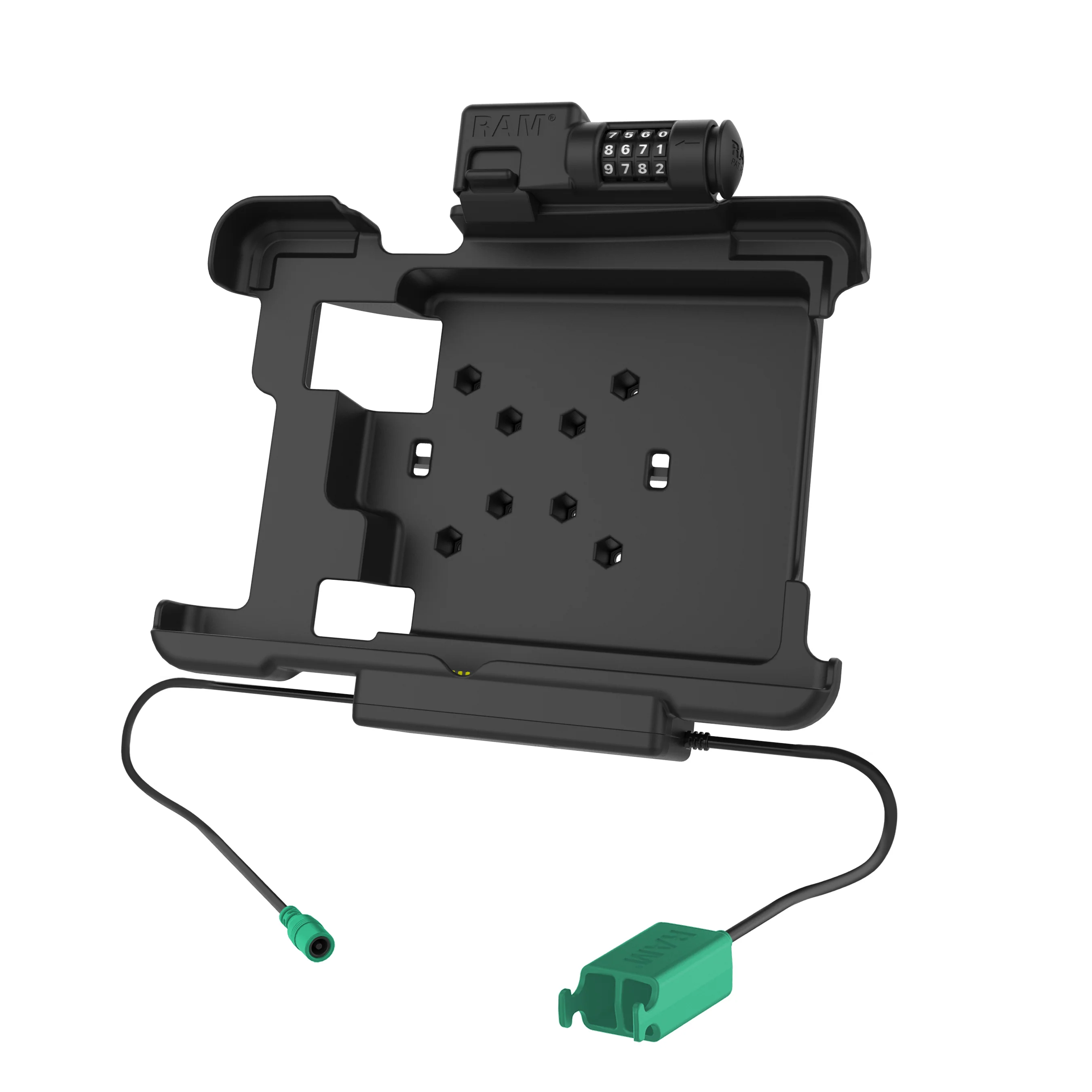 GDS® Combo Locking Power + Dual USB Dock for Zebra XSLATE L10 - Image 2