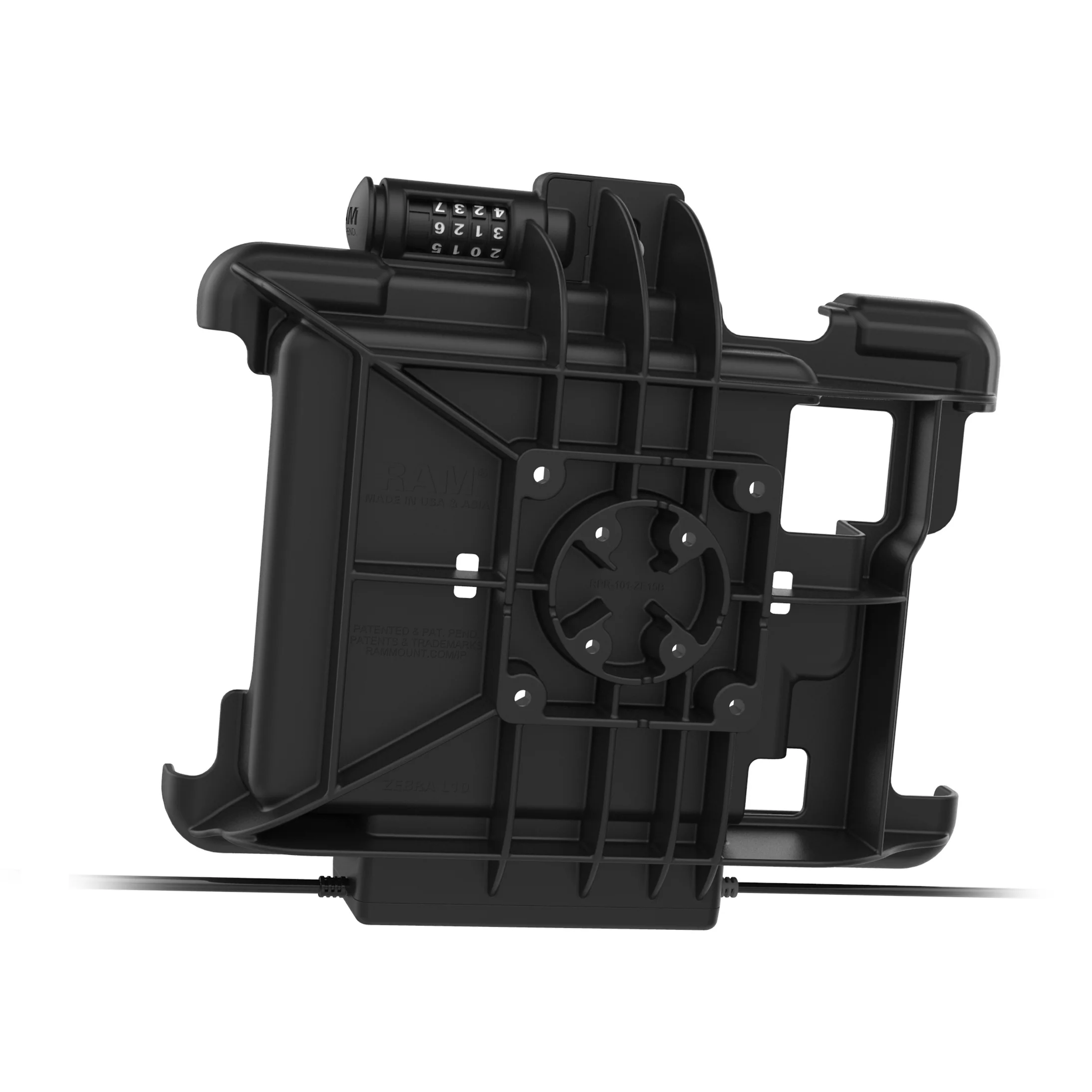 GDS® Combo Locking Power + Dual USB Dock for Zebra XSLATE L10 - Image 4