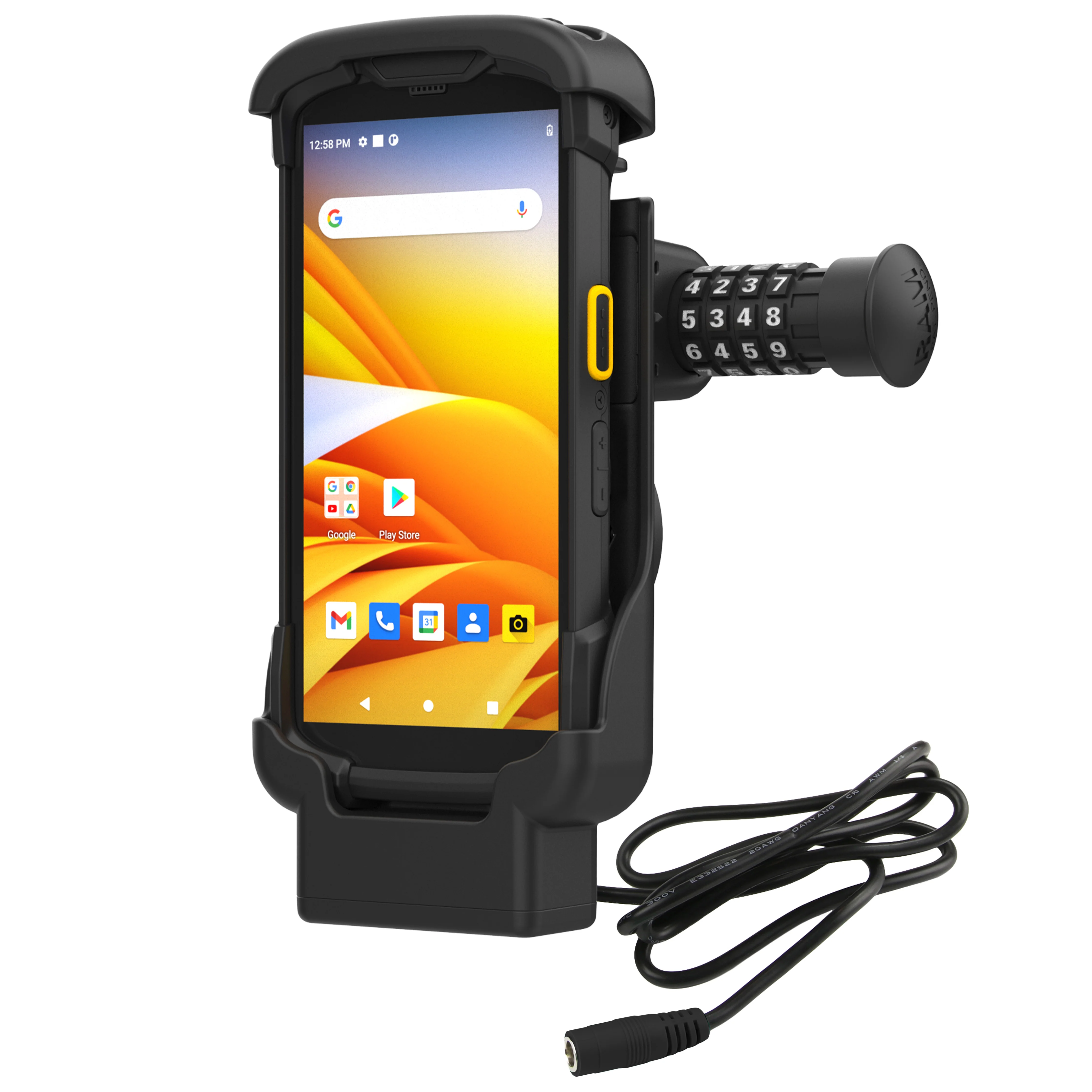 RAMĀ® Combo-Locking Form-Fit Powered Dock for Zebra TC73 & TC78