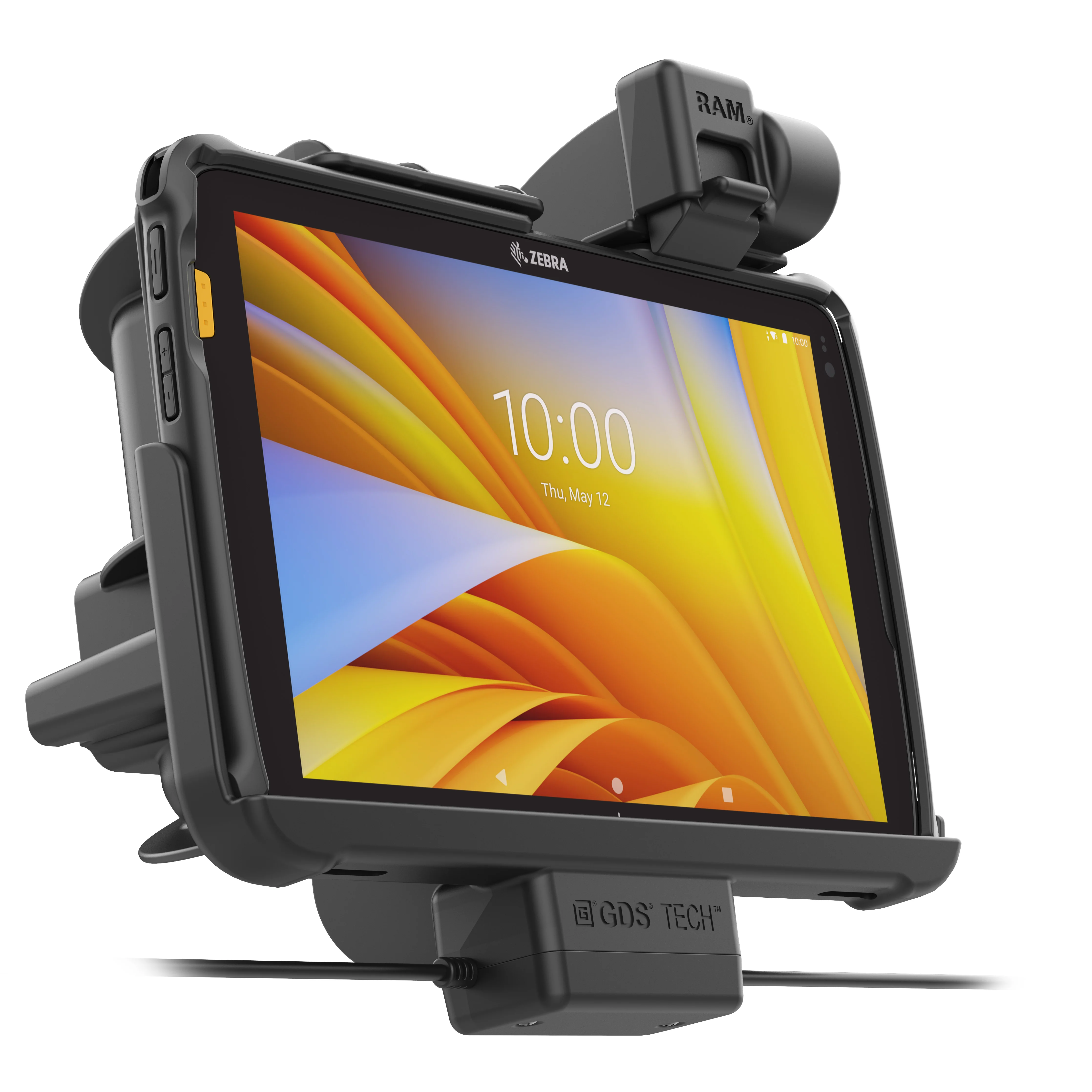 RAM® Tough-Dock™ Power + Dual USB with Latch for Zebra ET4x 10" - Image 5