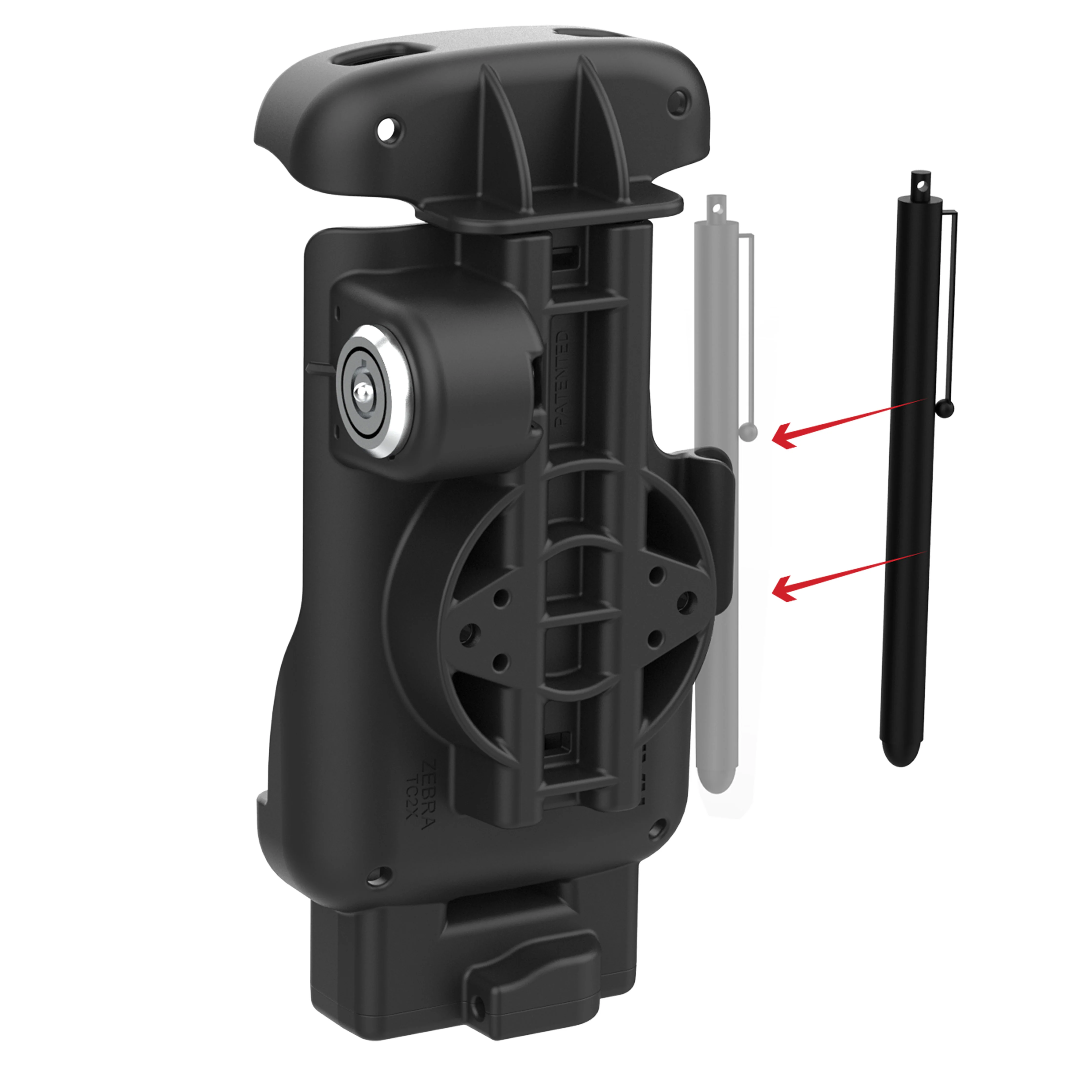 RAM® Locking Form-Fit Holder for Zebra TC22 & TC27 without Boot - Image 3