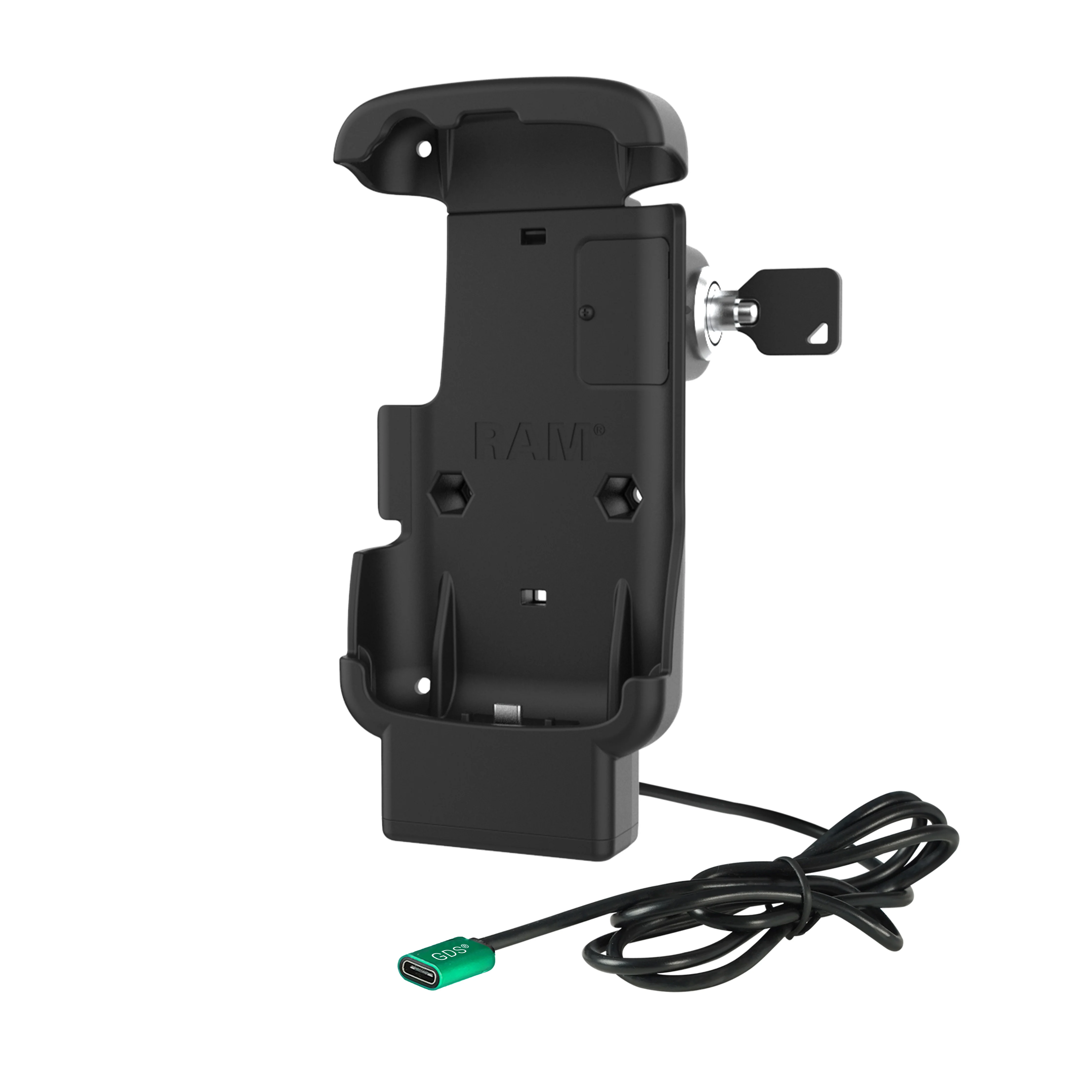RAMĀ® Locking USB-C Powered Dock for Zebra TC22 & TC27 with Boot - Image 2