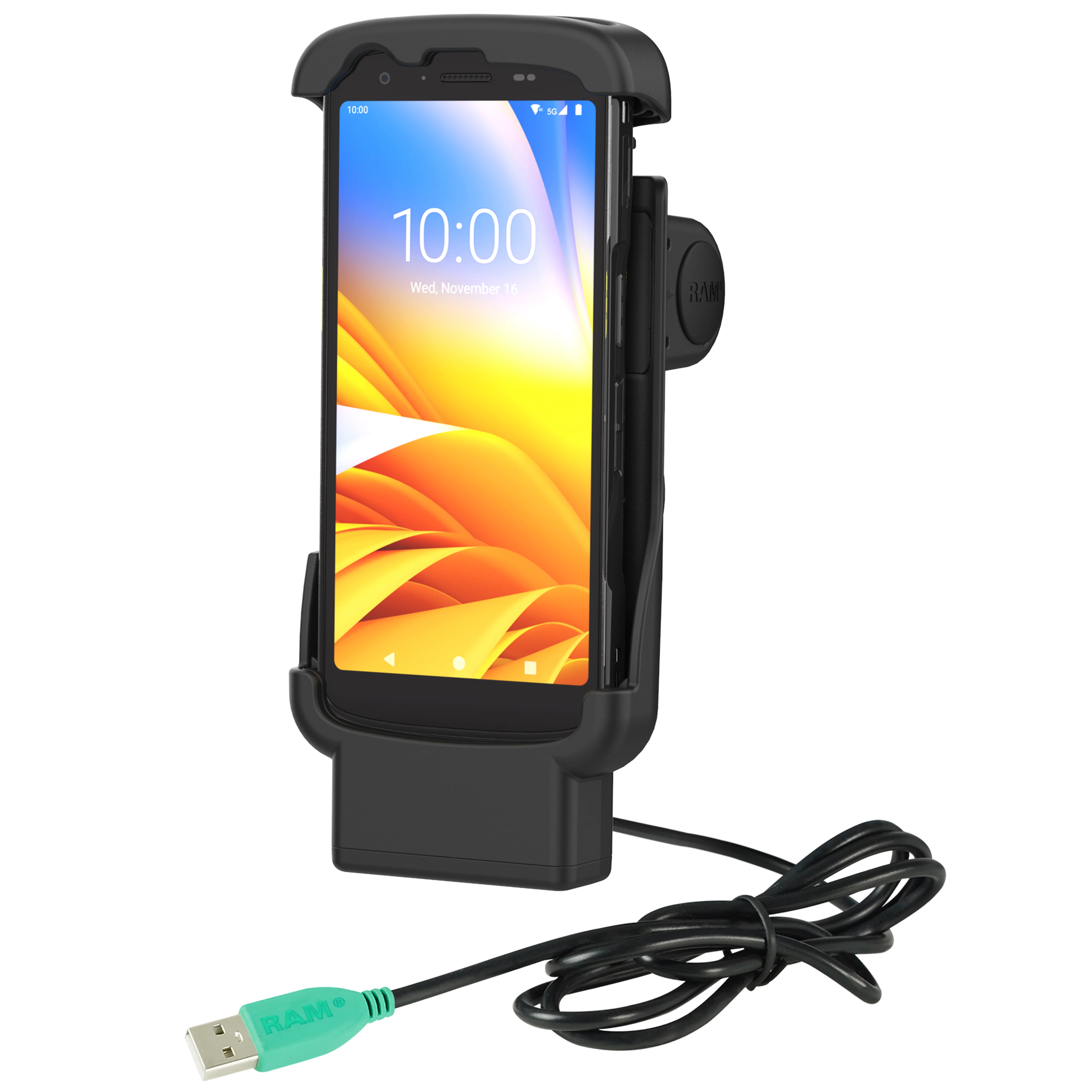 RAMĀ® Form-Fit Powered Dock for Zebra TC22 & TC27 without Boot