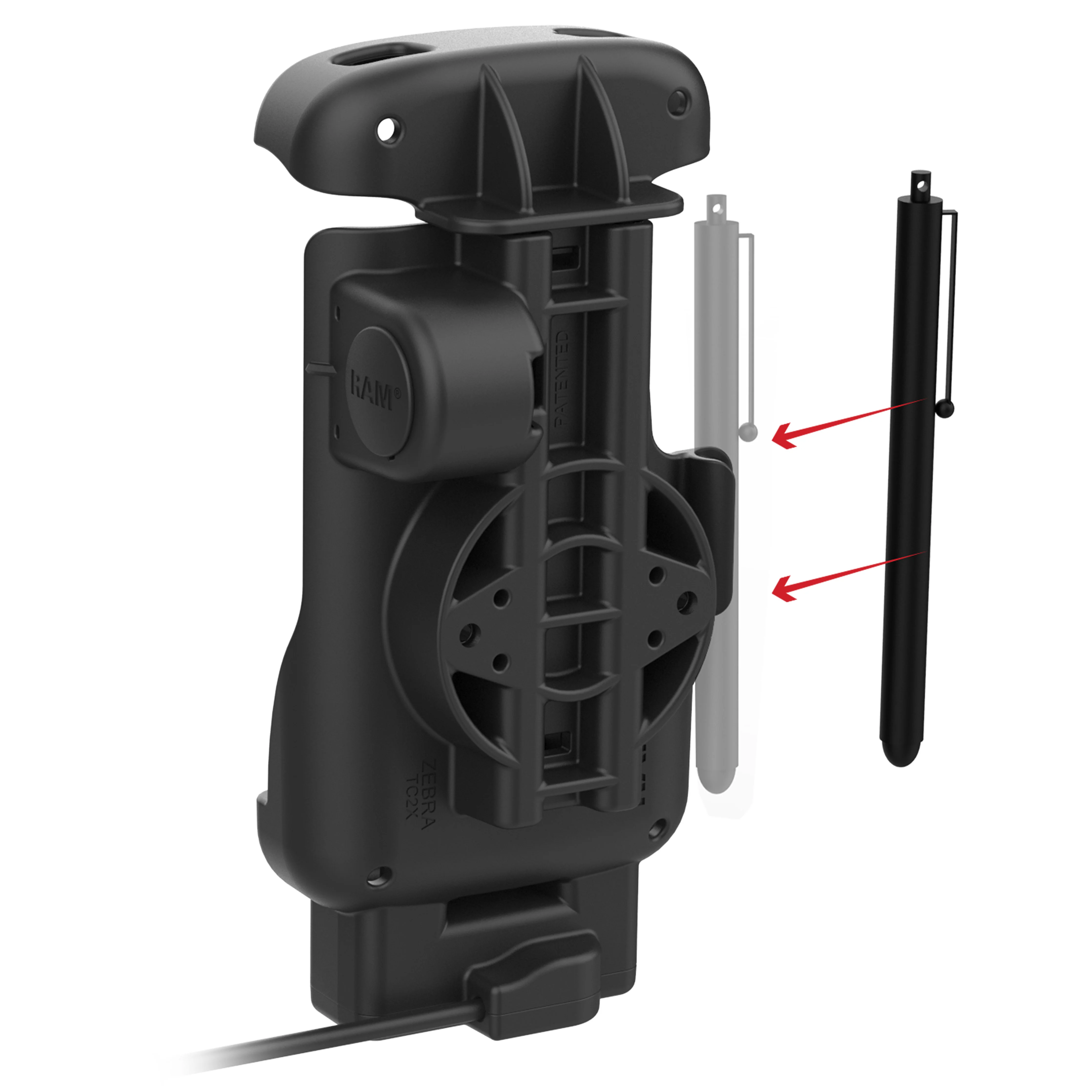 RAMĀ® Form-Fit Powered Dock for Zebra TC22 & TC27 without Boot - Image 3