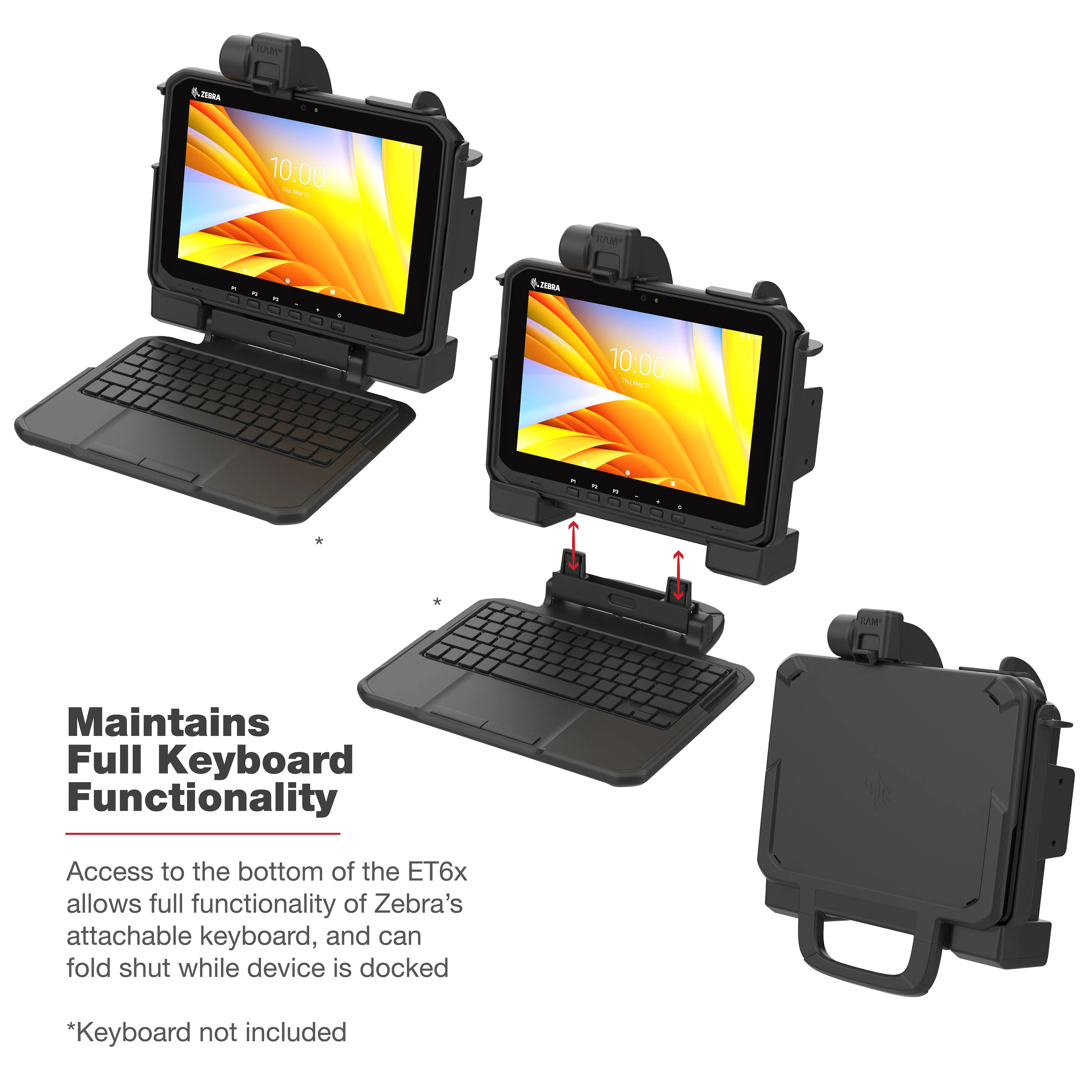 RAM® Power + Data Dock for Zebra ET6x - Image 6