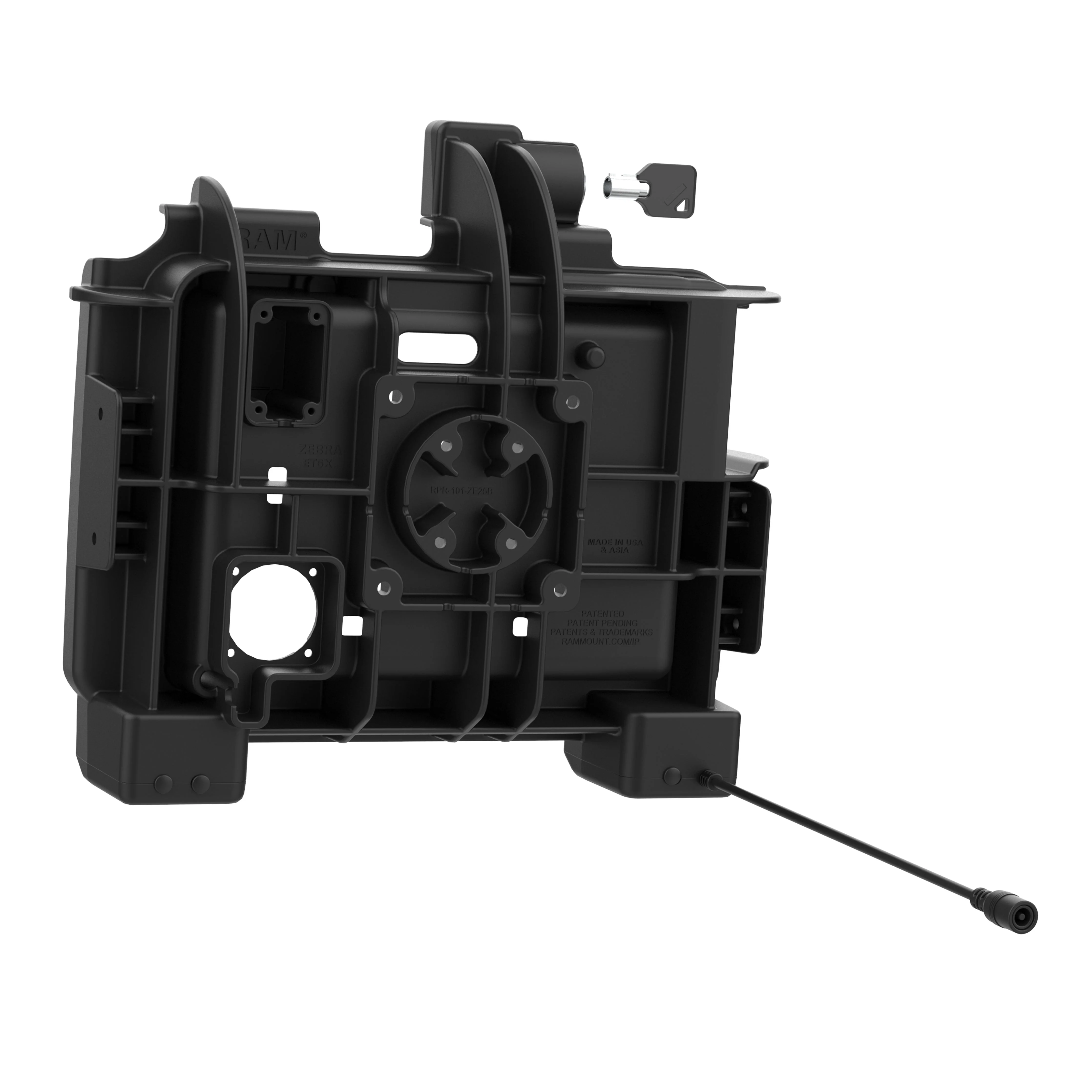 RAM® Powered Locking Dock for Zebra ET6x - Heated Pins - Image 3