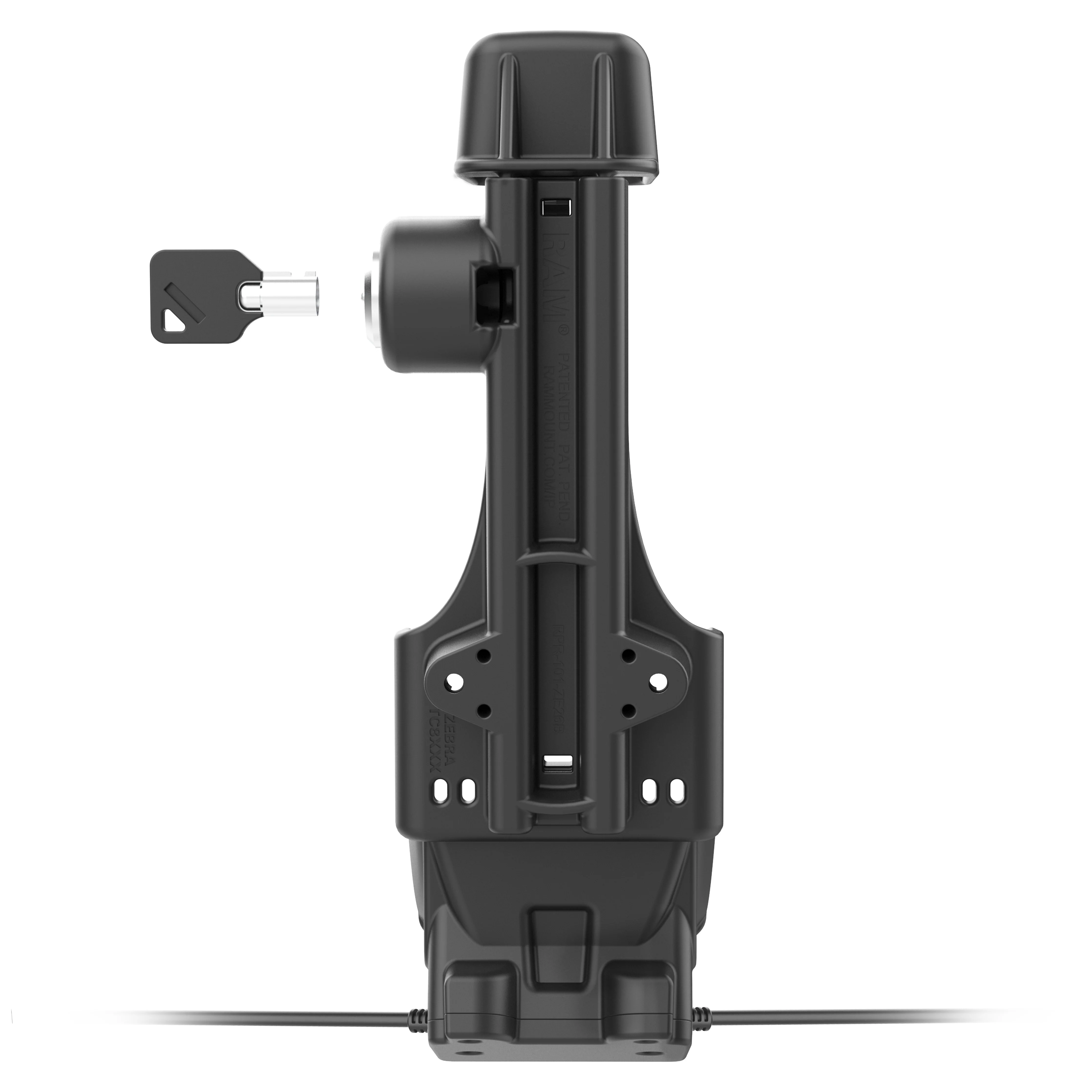 RAMĀ® Locking Powered Dock + Single USB-A for Zebra TC8300 - Heated Pins - Image 4