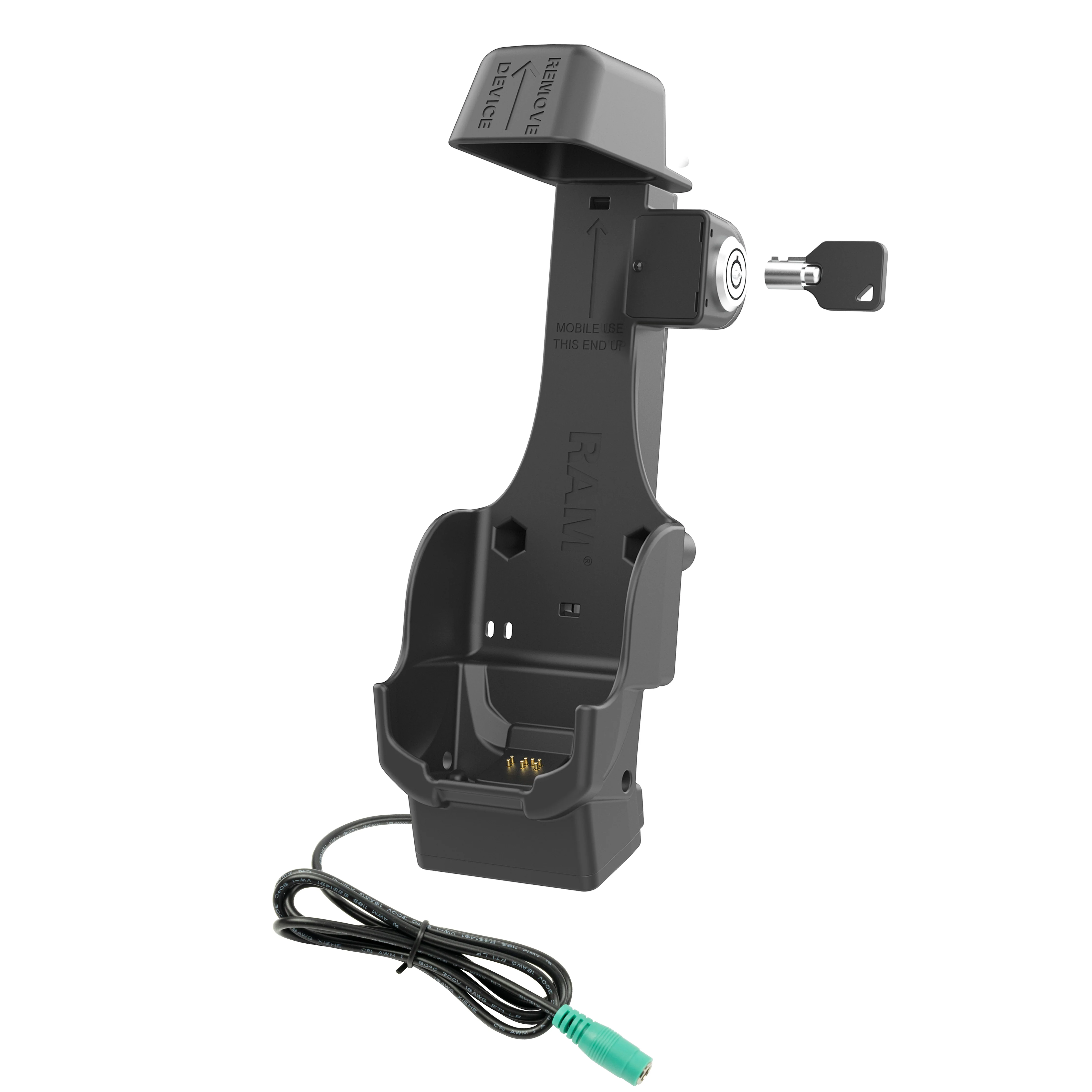 RAMĀ® Locking Powered Dock for Zebra TC8300 - Heated Pins - Image 2