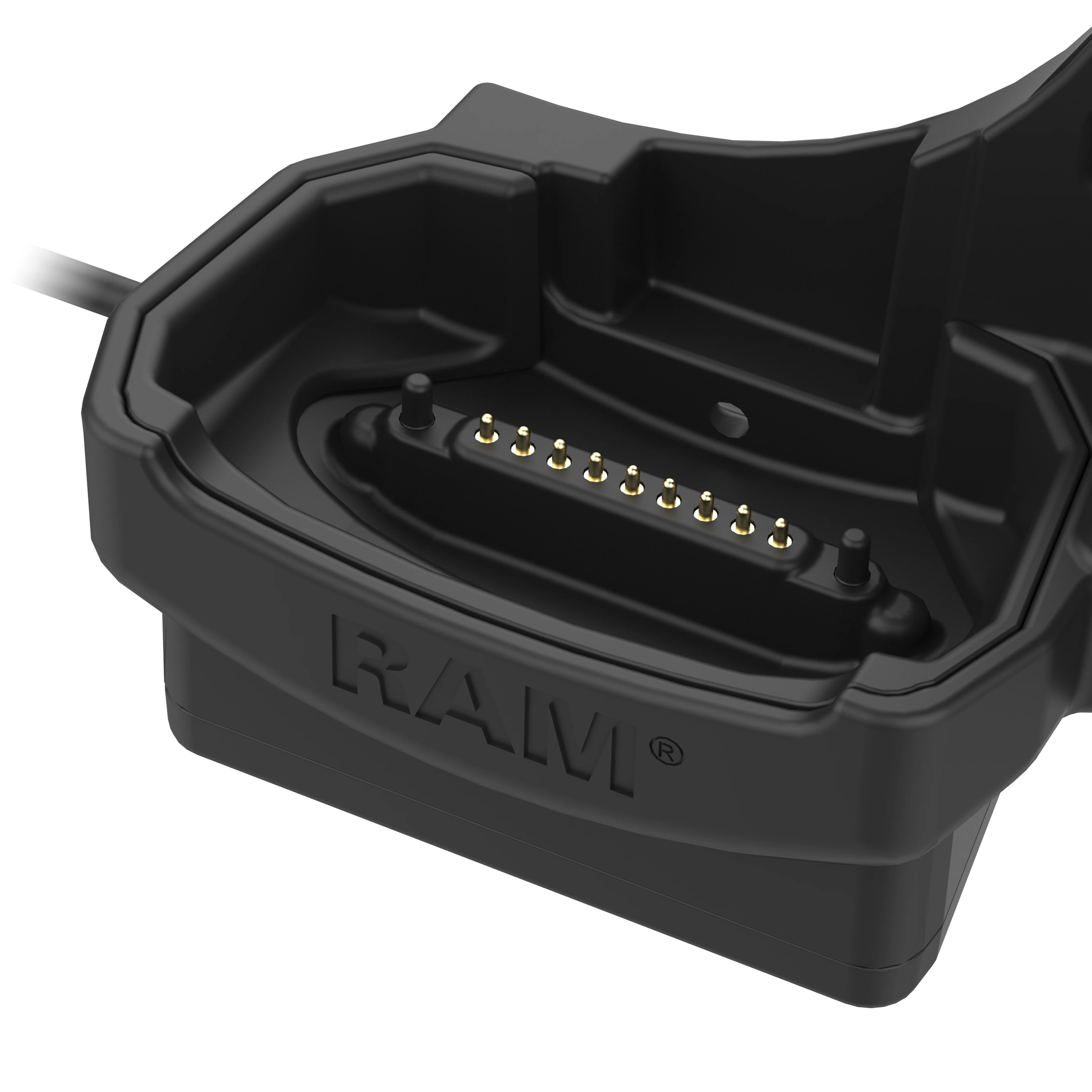 RAM® Locking Powered Dock + USB-A for Zebra MC9400/9300 - Heated Pins - Image 3