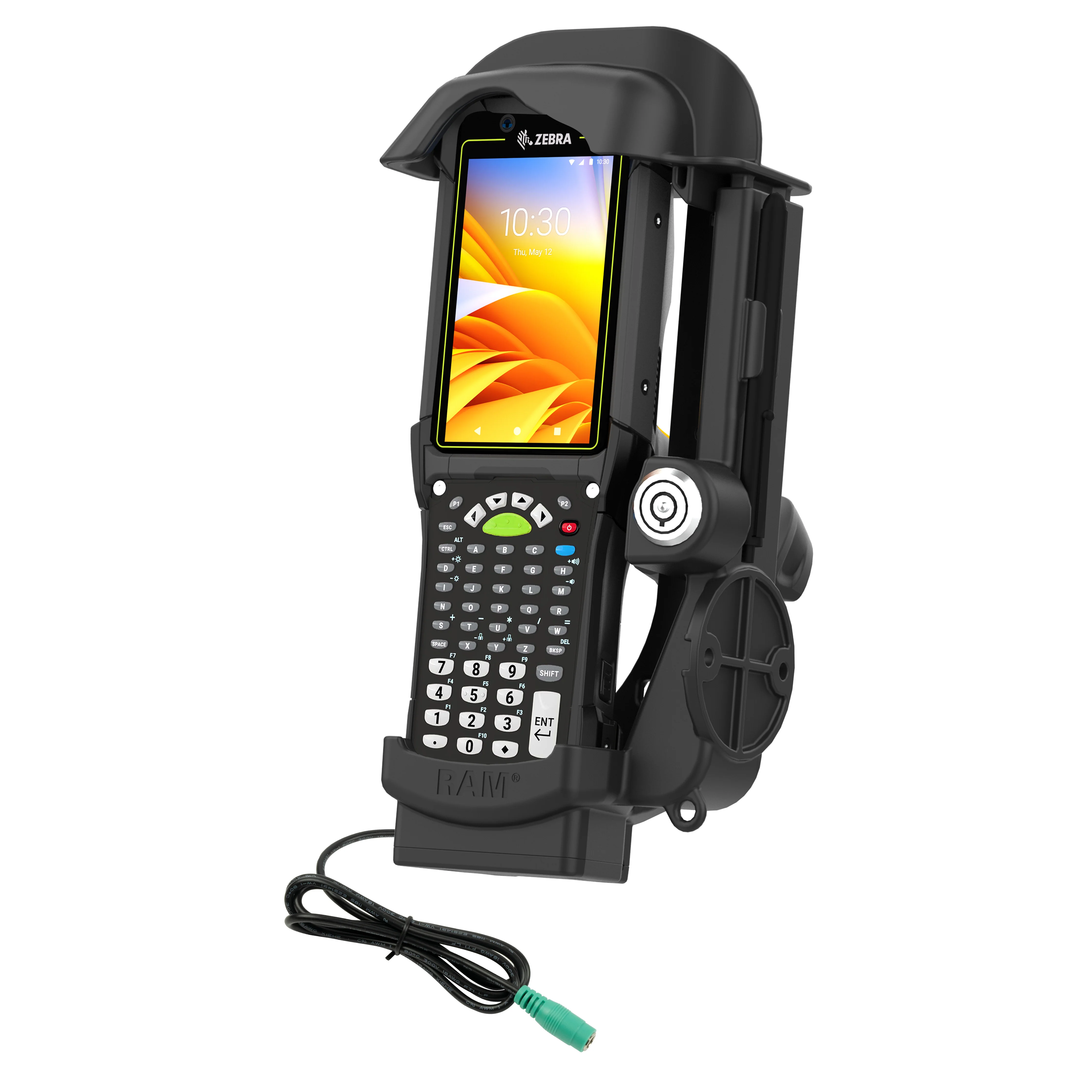 RAMĀ® Locking Powered Dock for Zebra MC9400 & MC9300