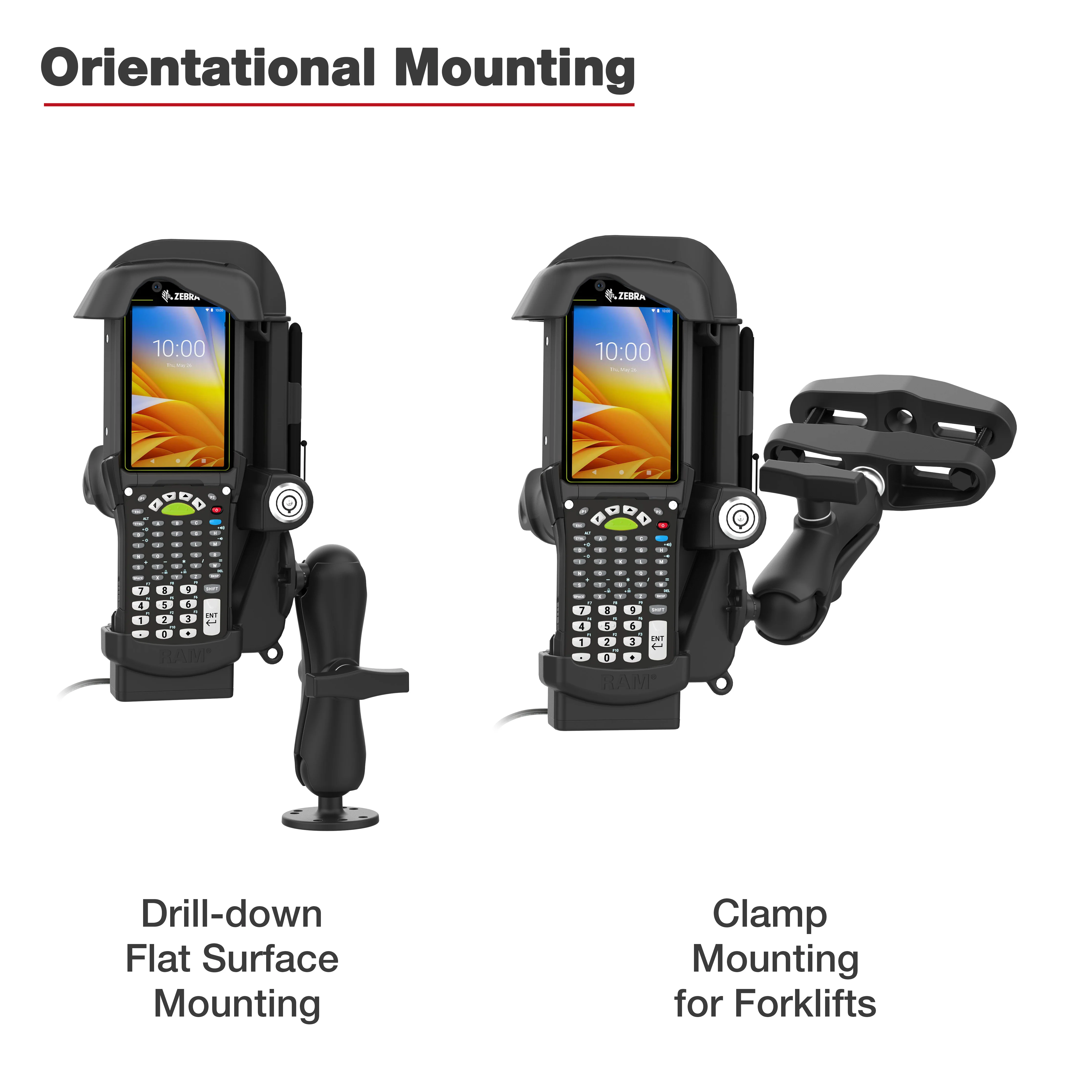 RAMĀ® Locking Powered Dock for Zebra MC9400 & MC9300 - Image 8