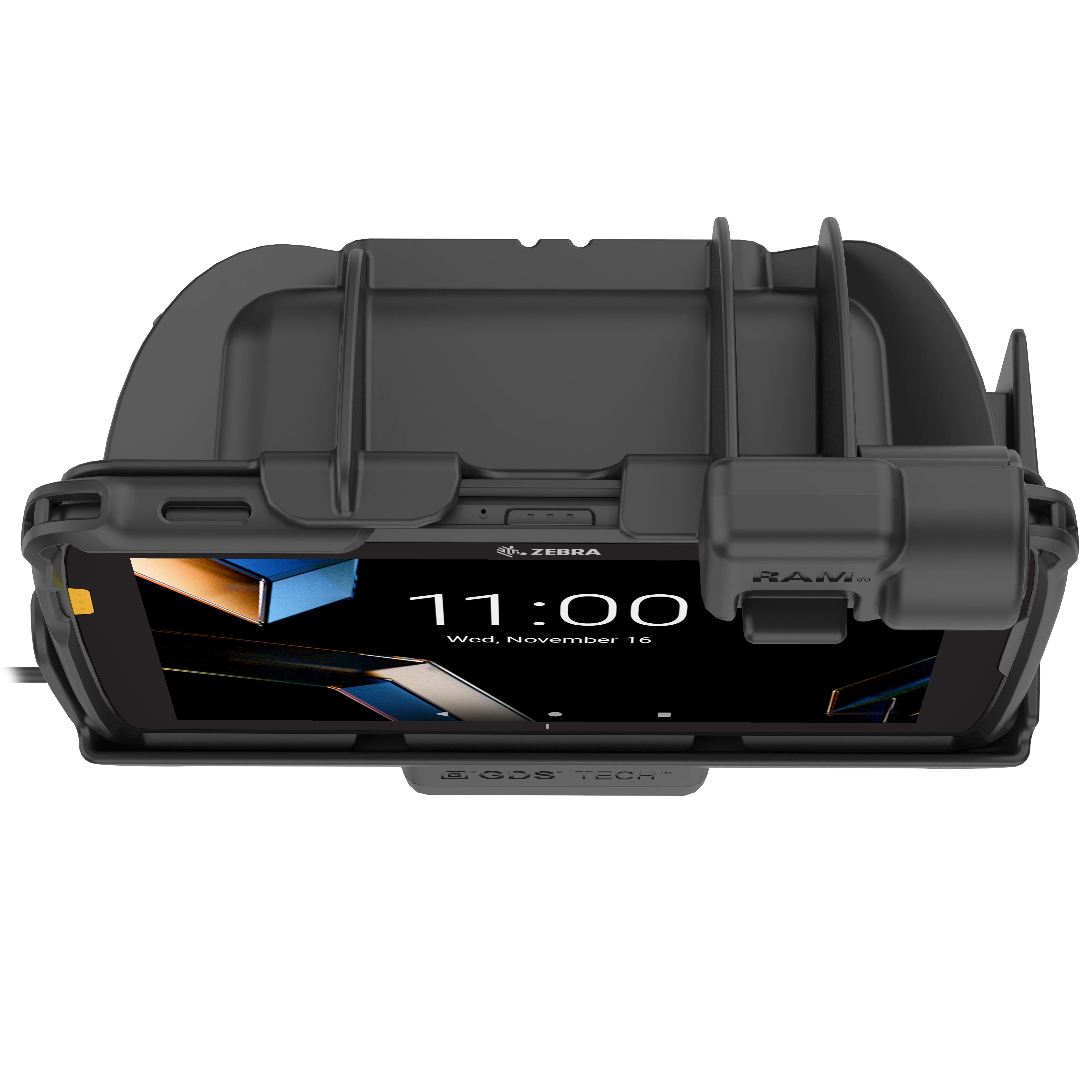 RAM® Tough-Dock™ Power + Dual USB with Latch for Zebra ET401 8" - Image 6