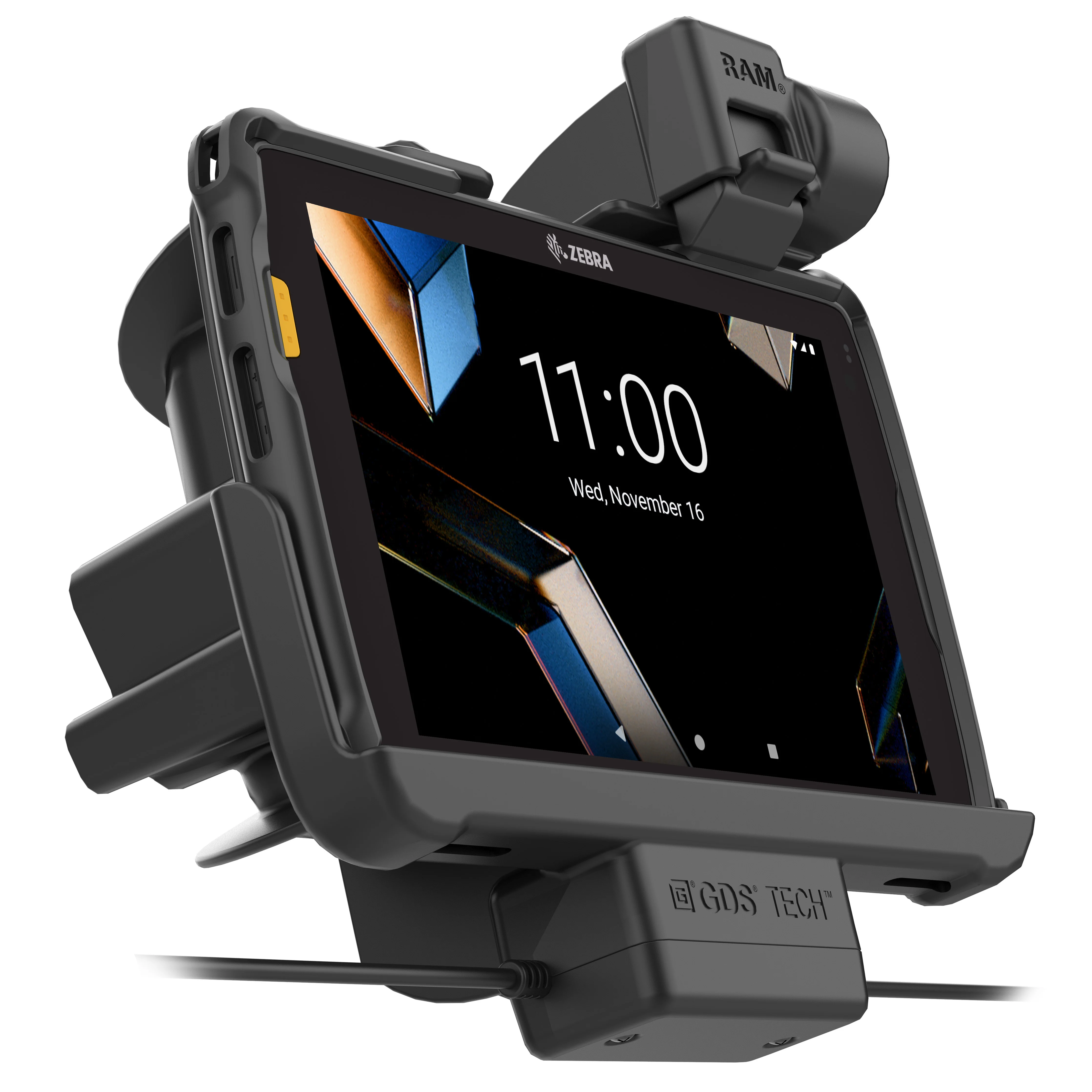 RAM® Tough-Dock™ Power + Data with Latch for Zebra ET401 8" - Image 5