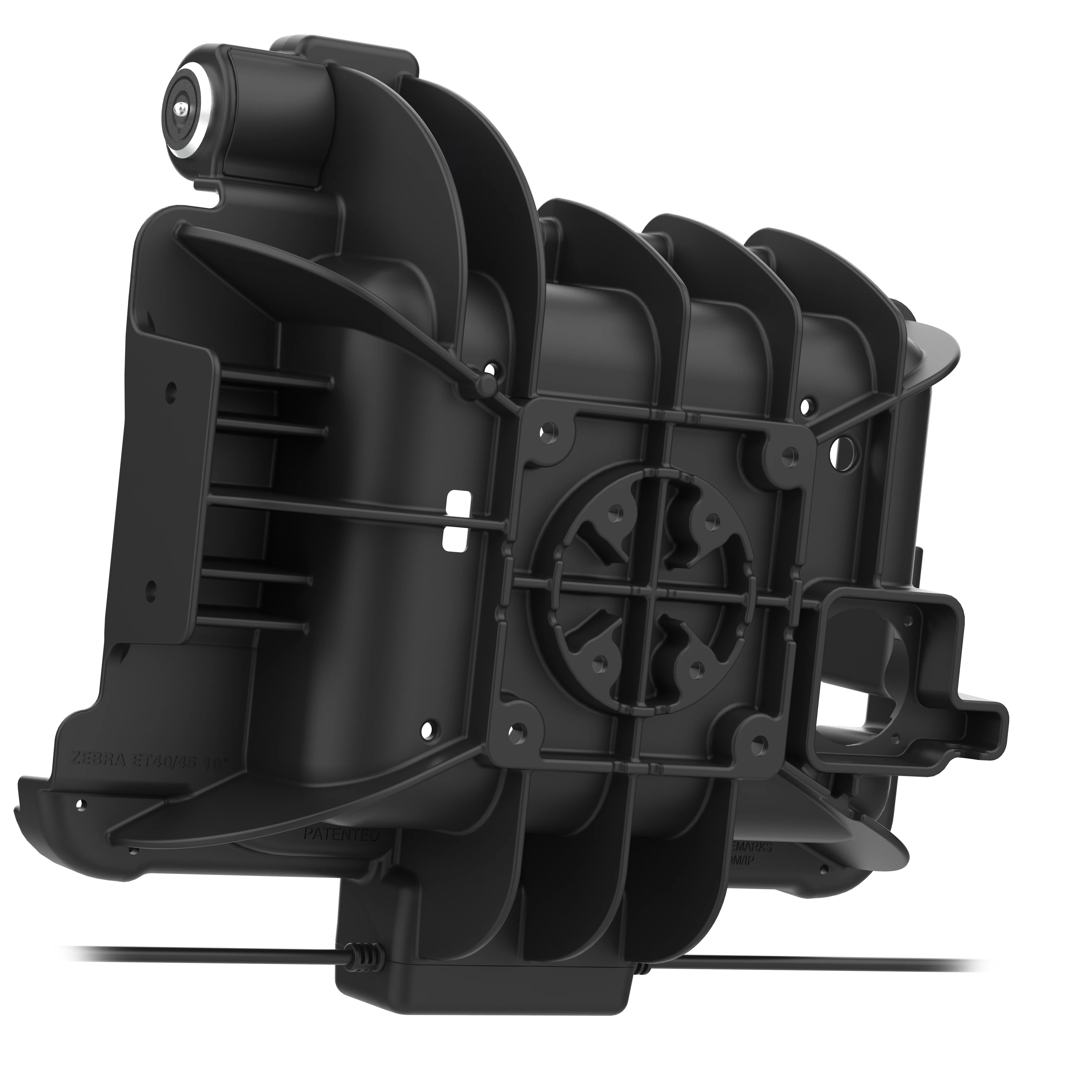 Locking RAM® Tough-Dock™ Power + Dual USB for Zebra ET401 10" - Image 3