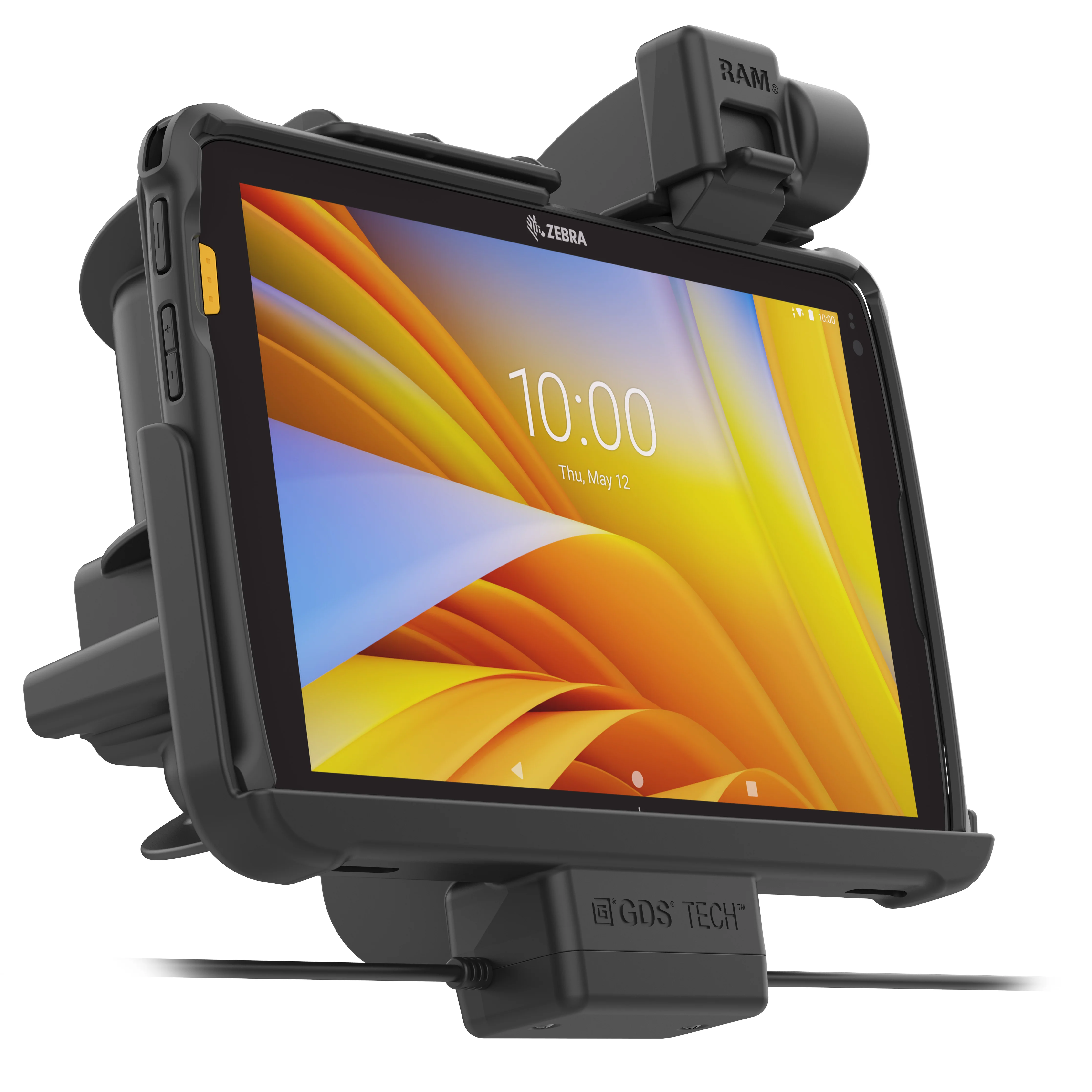 Locking RAM® Tough-Dock™ Power + Dual USB for Zebra ET401 10" - Image 5