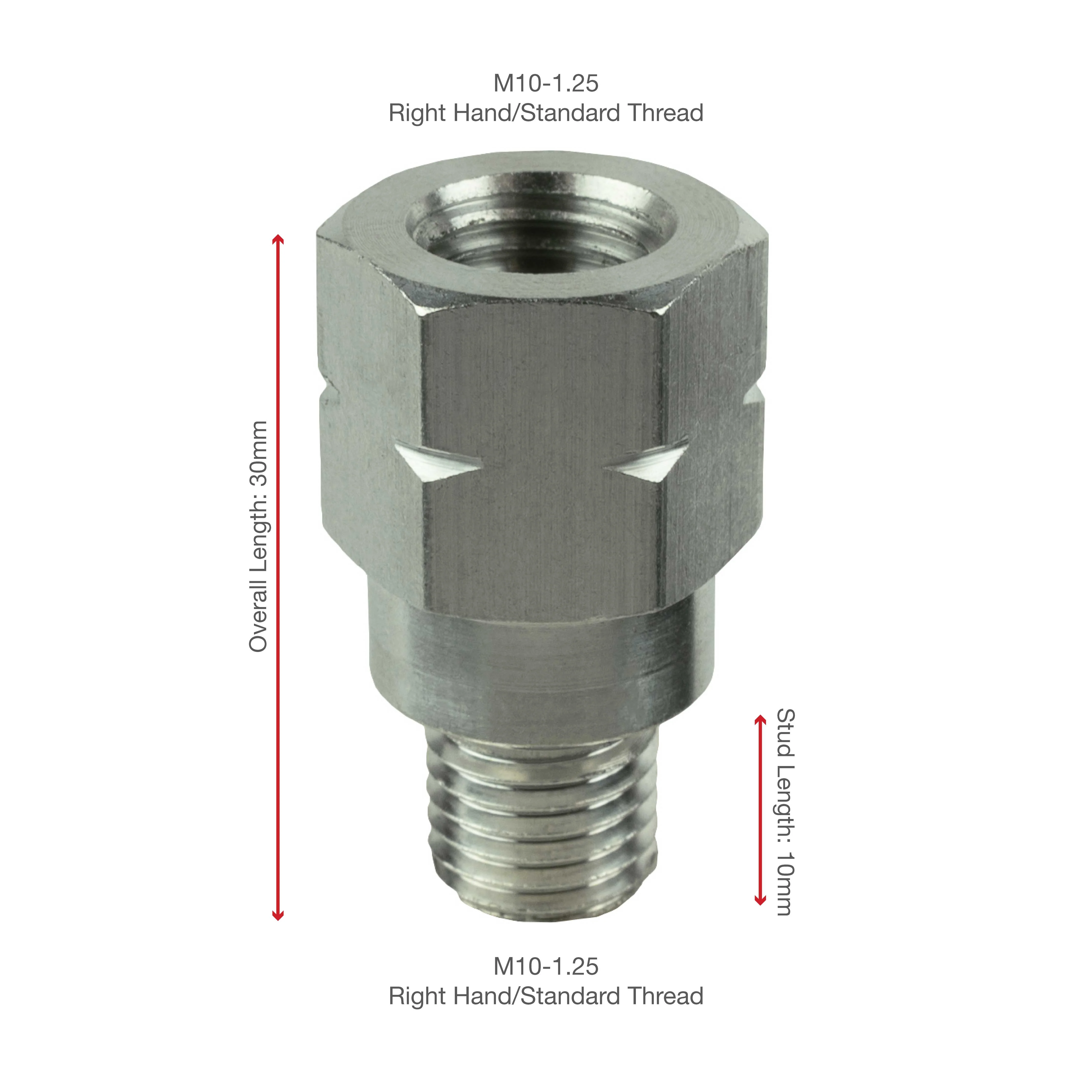 RAM® M10-1.25 Thread Extension - 20mm Long - Image 2