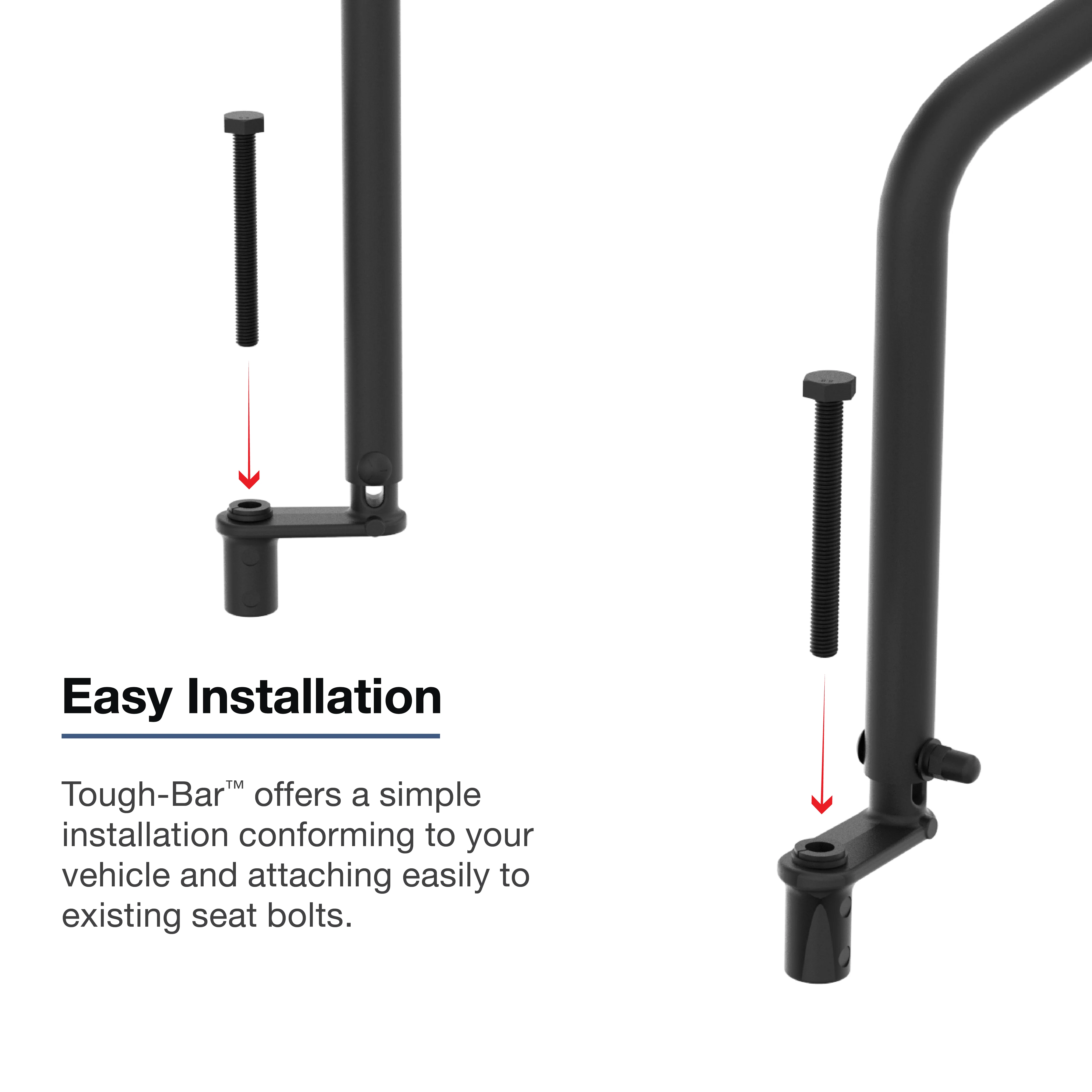 RAM® Tough-Bar™ for '22-26 GMC Sierra (Top Vents) 13.4" Display - Image 2