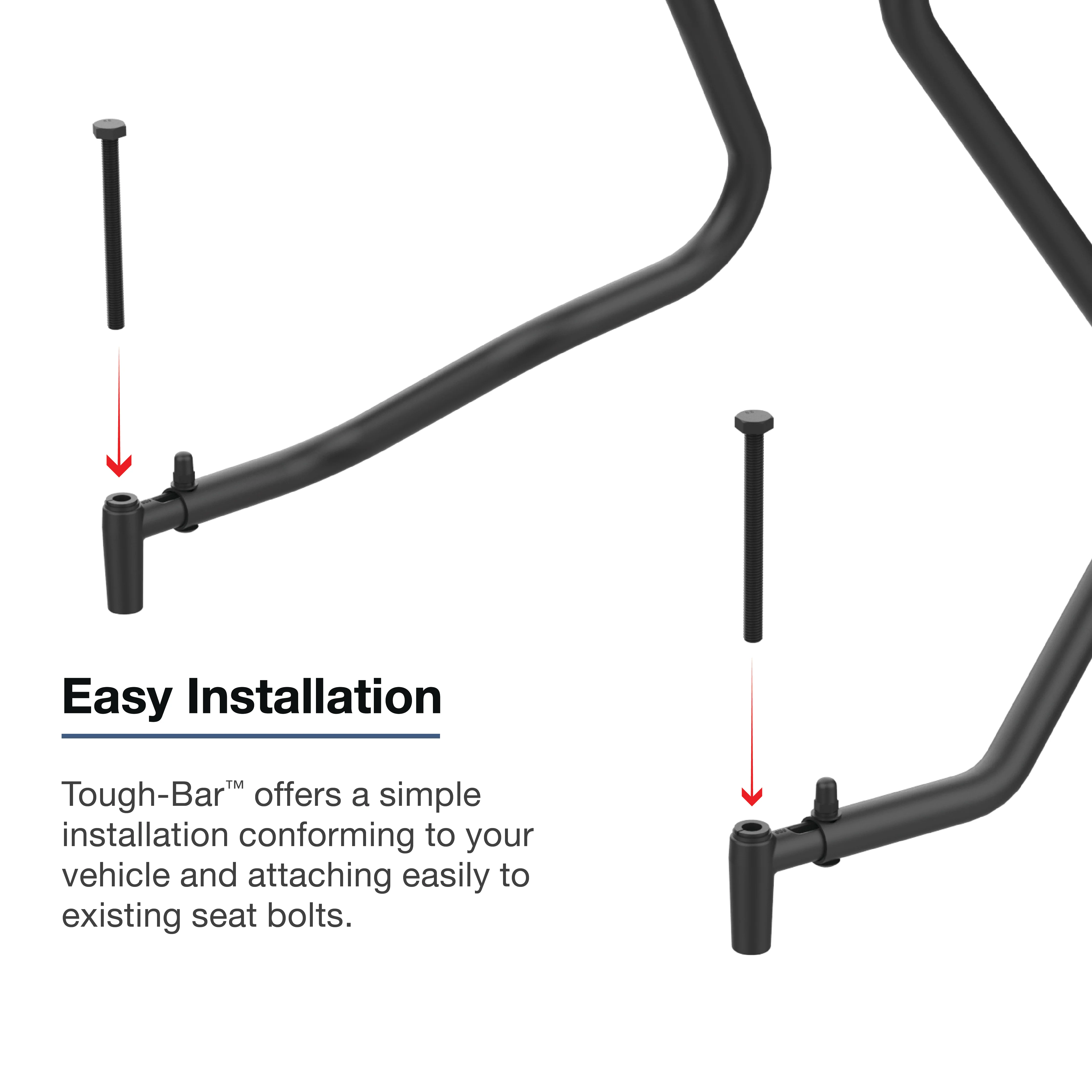 RAM® Tough-Bar™ for '15-20 Ford F-150 & '17-22 Super Duty (Bench Seat) - Image 2