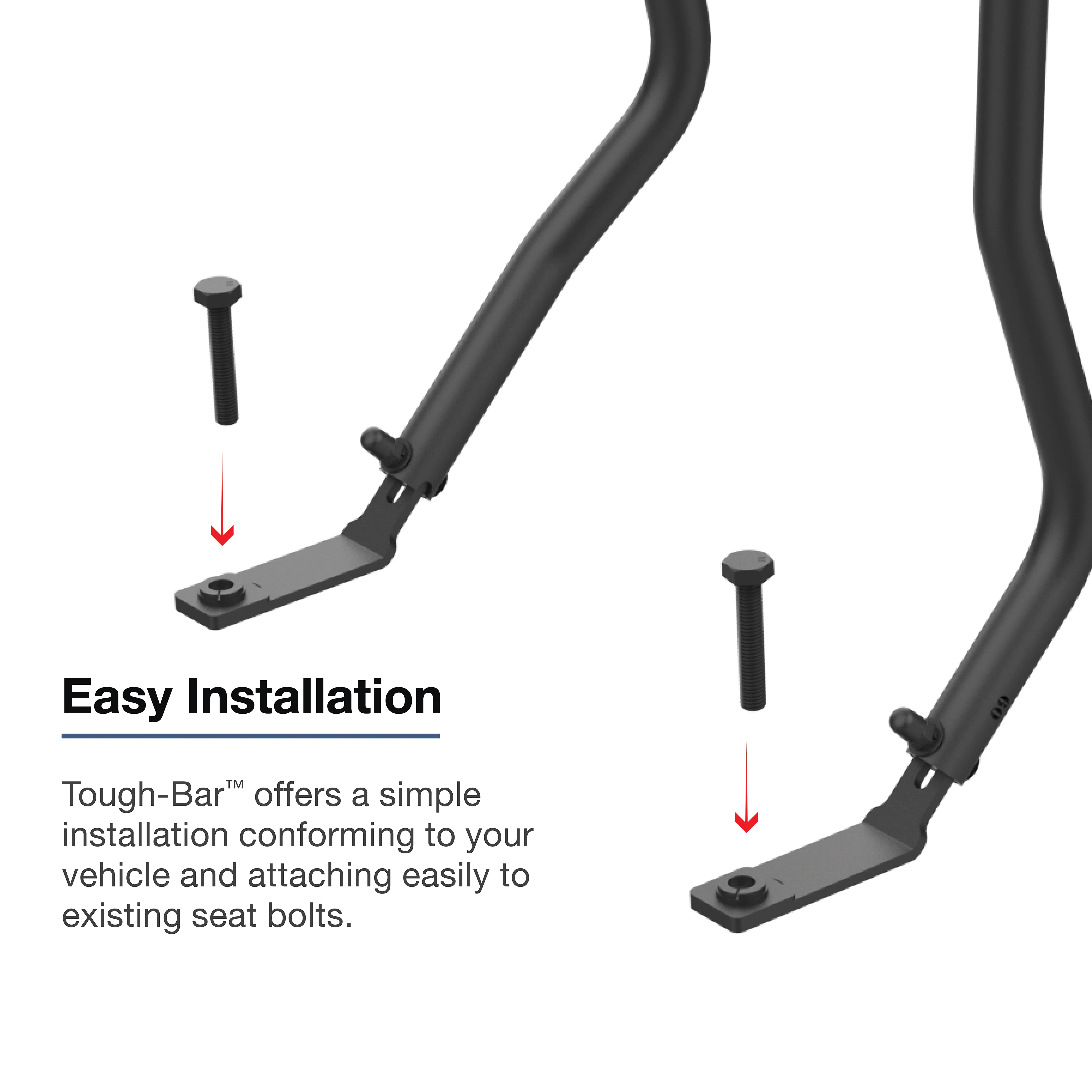 RAM® Tough-Bar™ for '18-23 Jeep Gladiator & Wrangler - Image 2