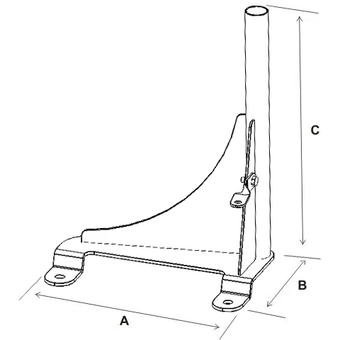 RAM® No-Drill™ Vehicle Base for '98-25 Express Van, Savana Van + More - Image 2