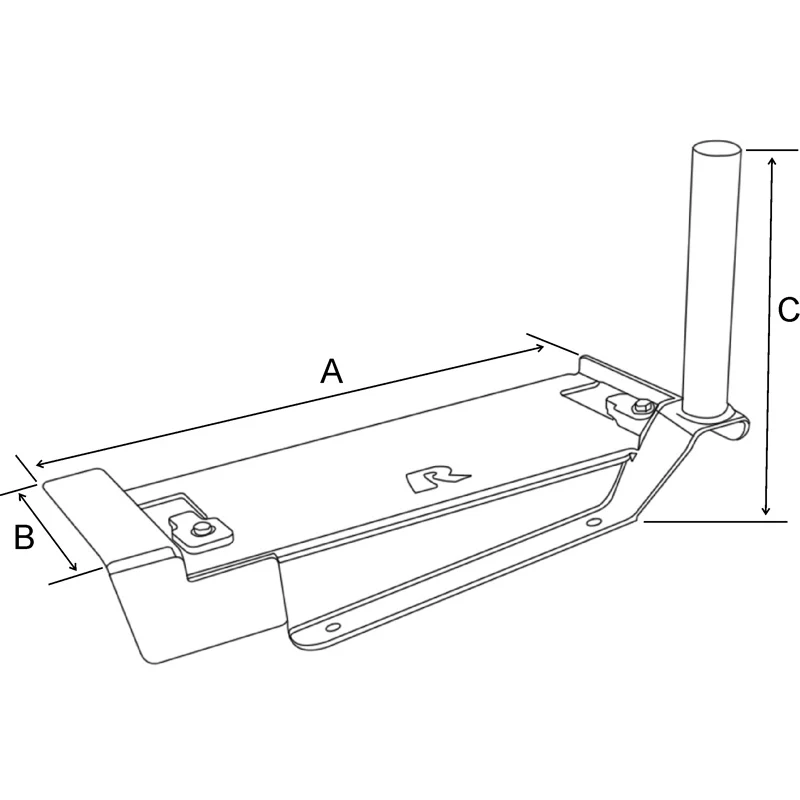 RAM® No-Drill™ Vehicle Base for '11-13 Chevy Caprice - Image 2
