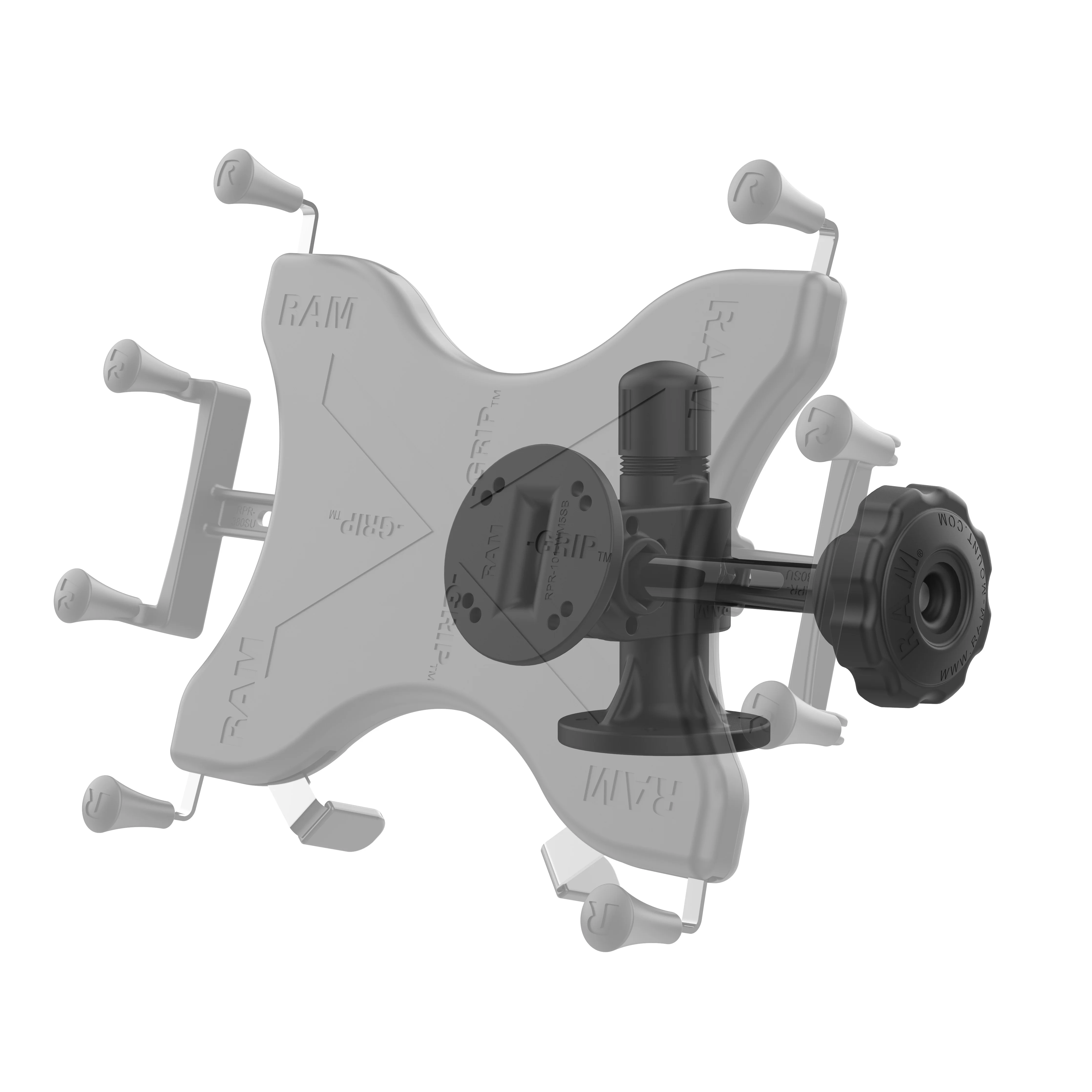 RAMĀ® Swivel & Tilt Mount with 4-Hole AMPS Hole Patterns - Image 2