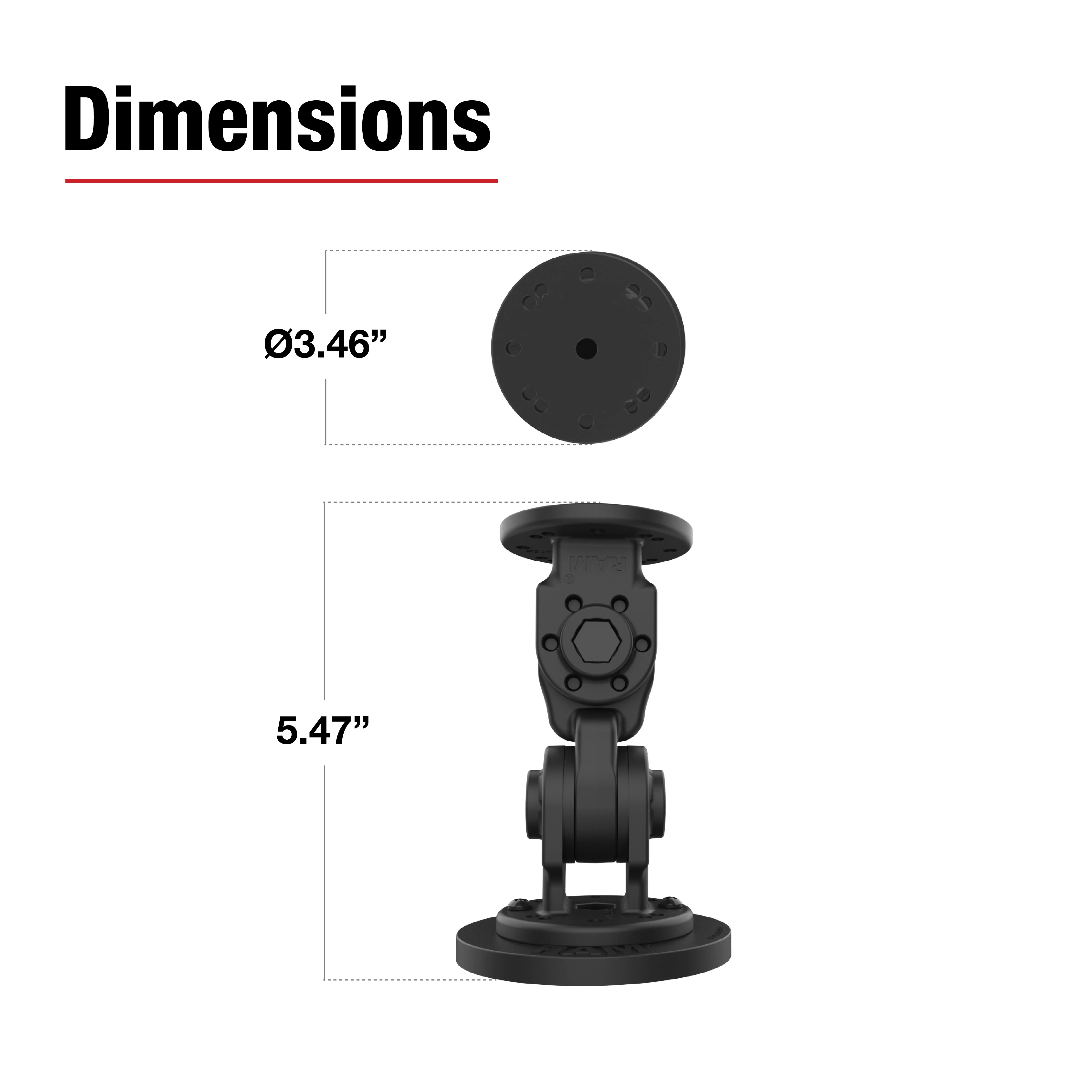 RAMĀ® Dual 90-Degree Pivot Magnetic Mount - Image 3