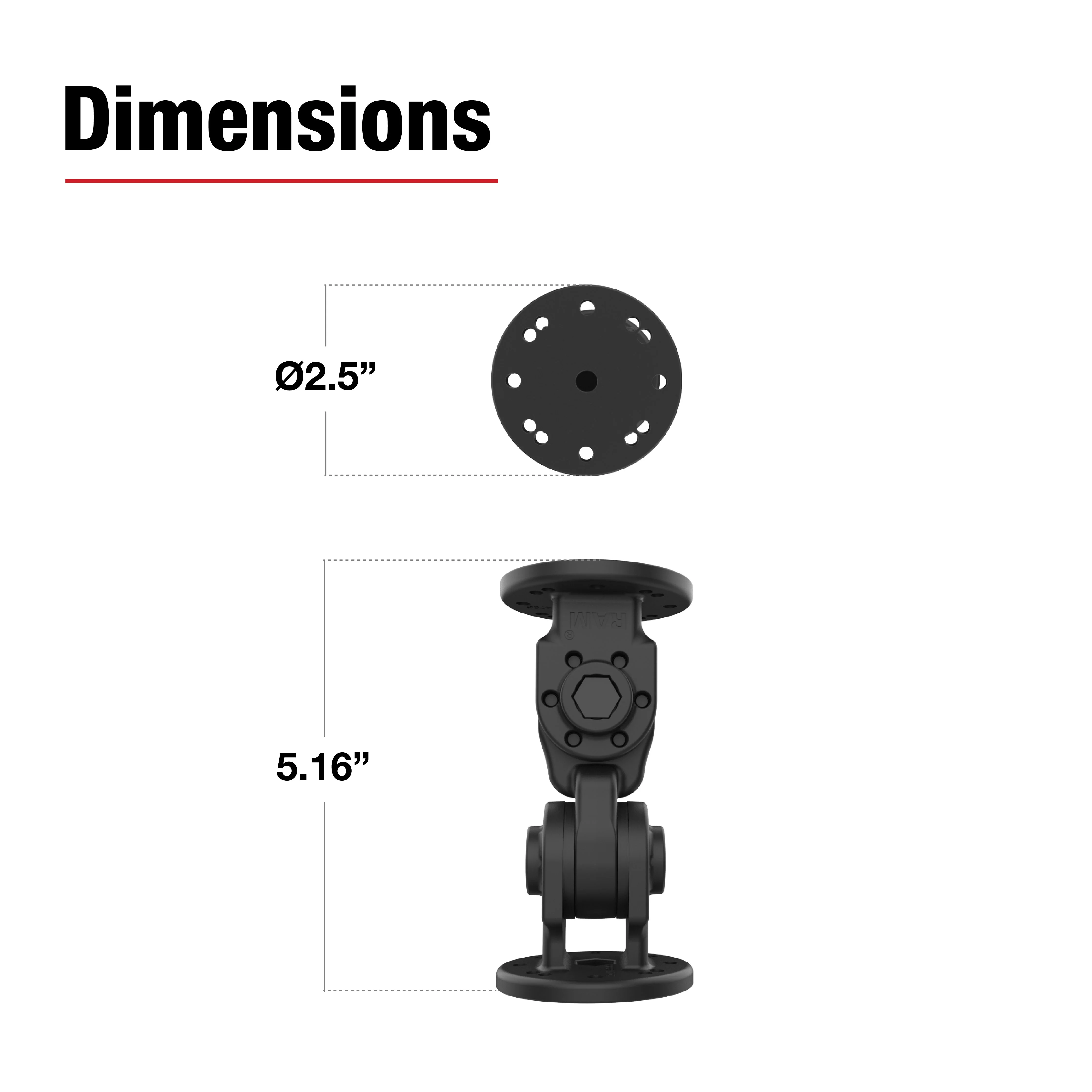 RAMĀ® Dual 90-Degree Pivot Mount - Image 3