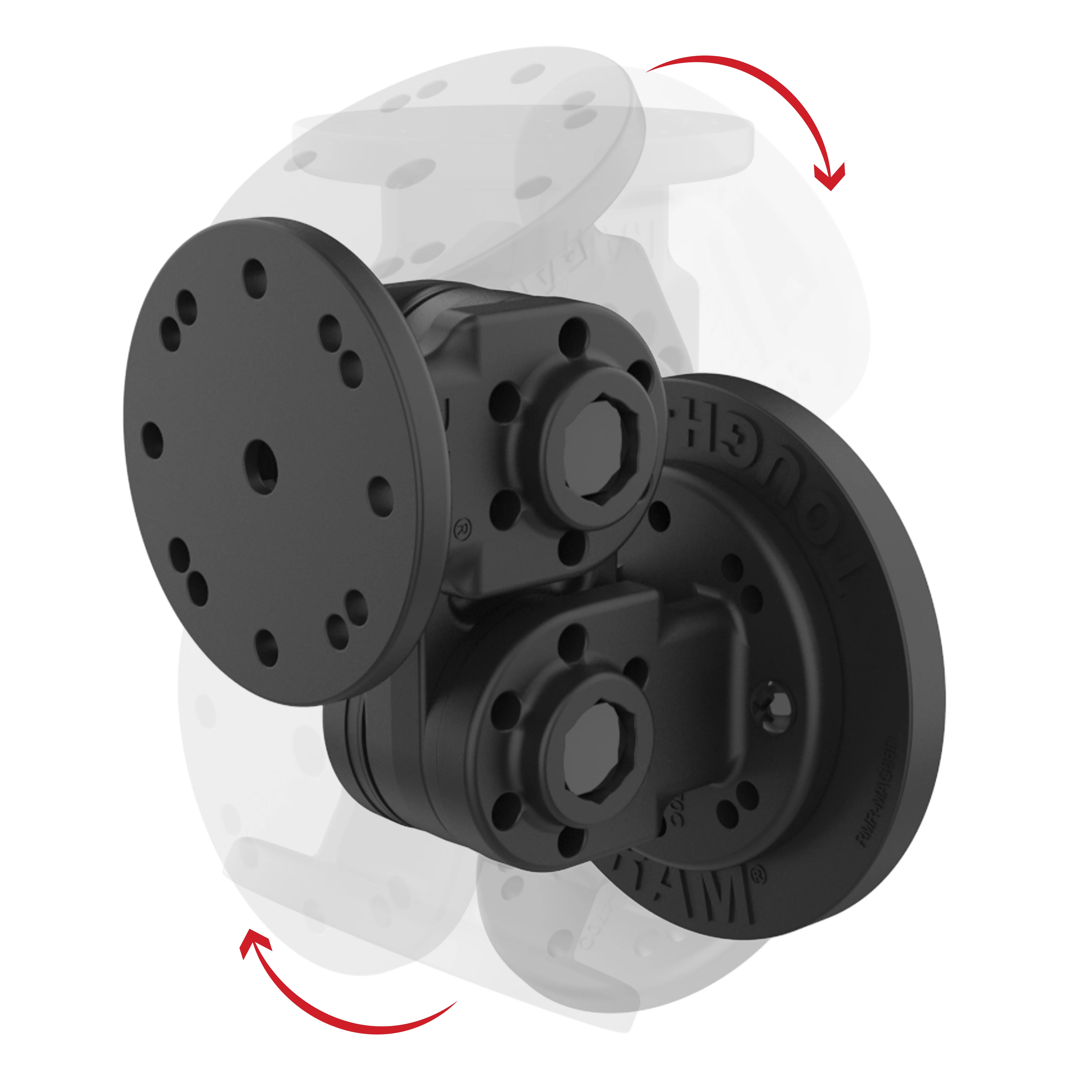 RAMĀ® Dual Straight Pivot Magnetic Mount - Image 2